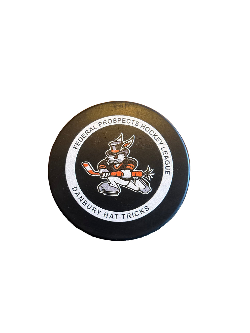 Danbury Hat Tricks 2025-26 Game Puck