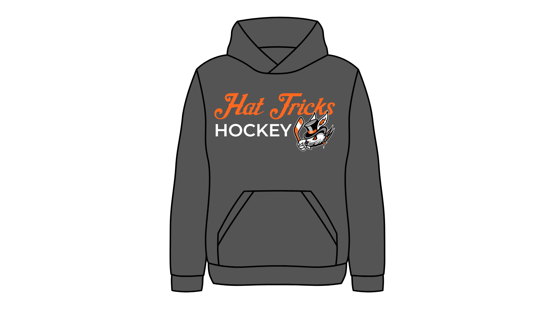 Danbury Hat Tricks Grey New Era Thin Luxury Hoodie/Pullover