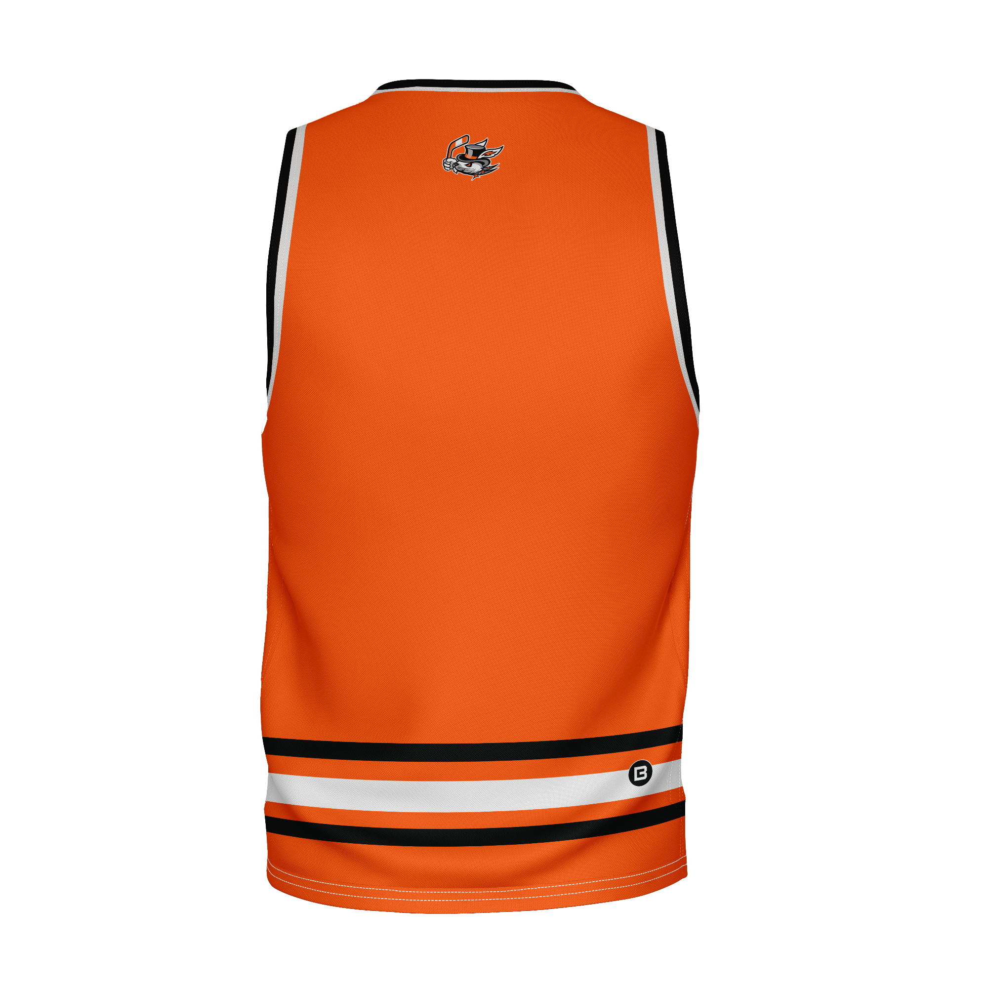 Danbury Hat Tricks Alternate Orange Hockey Tank