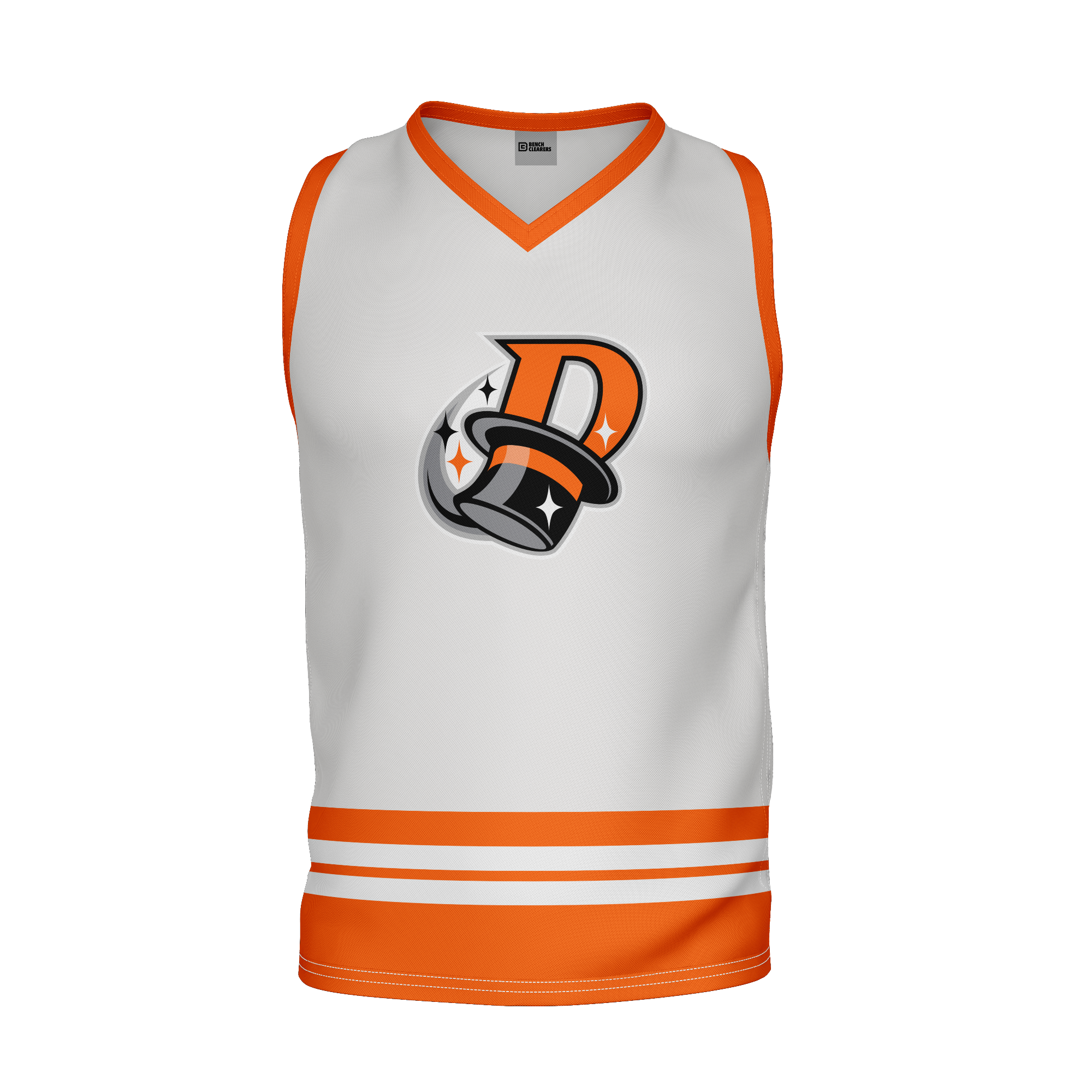 Danbury Hat Tricks Alternate White Hockey Tank