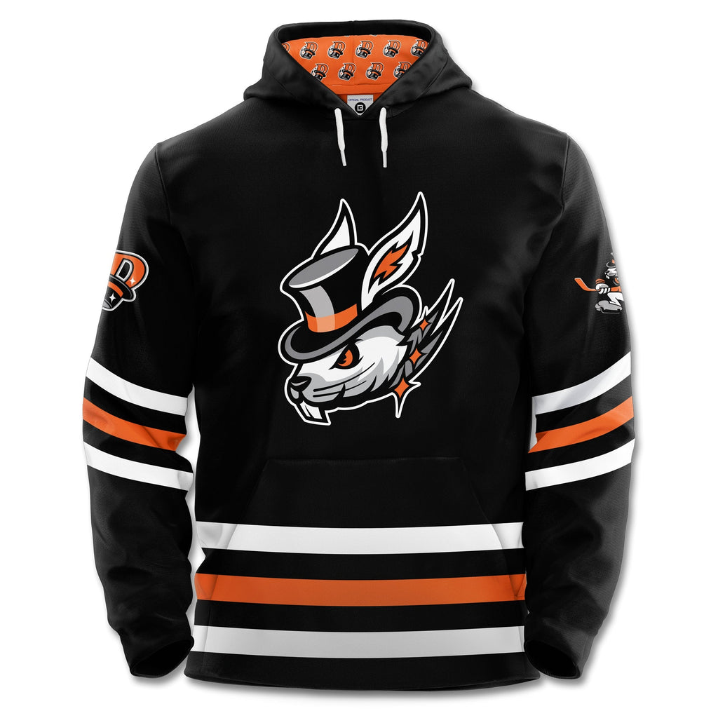 Danbury Hat Tricks Black Hockey Hoodie