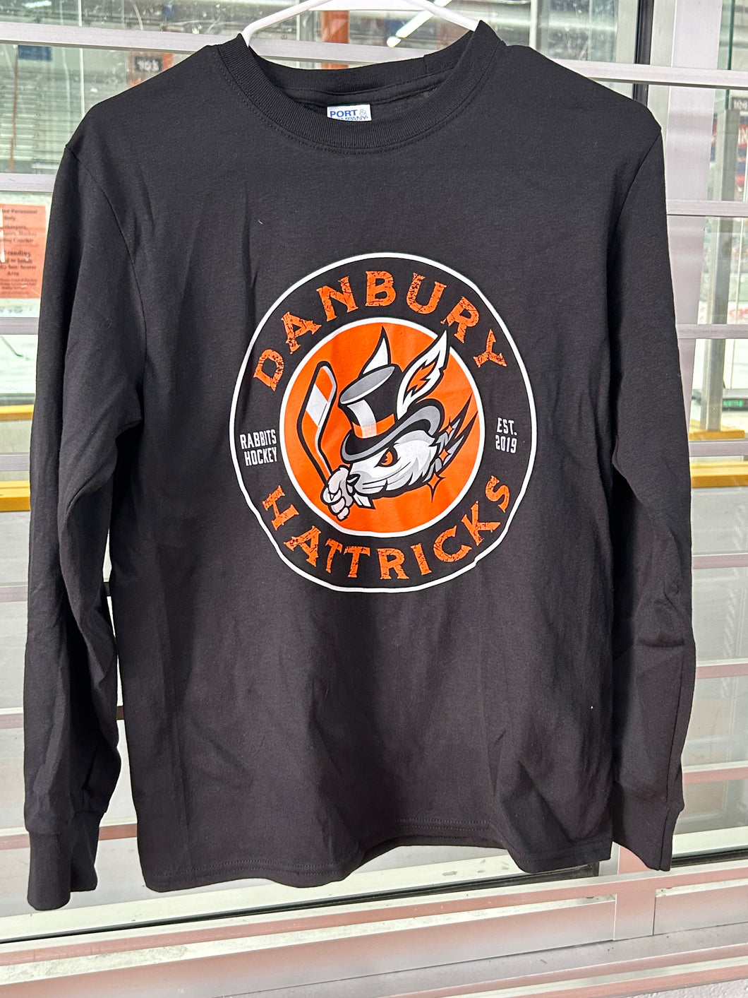 Danbury Hat Tricks Logo Long Sleeve Shirt