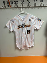 Load image into Gallery viewer, Danbury Hat Tricks Pinstripe Baseball Jersey