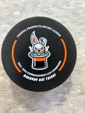 Danbury Hat Tricks Official Game Puck