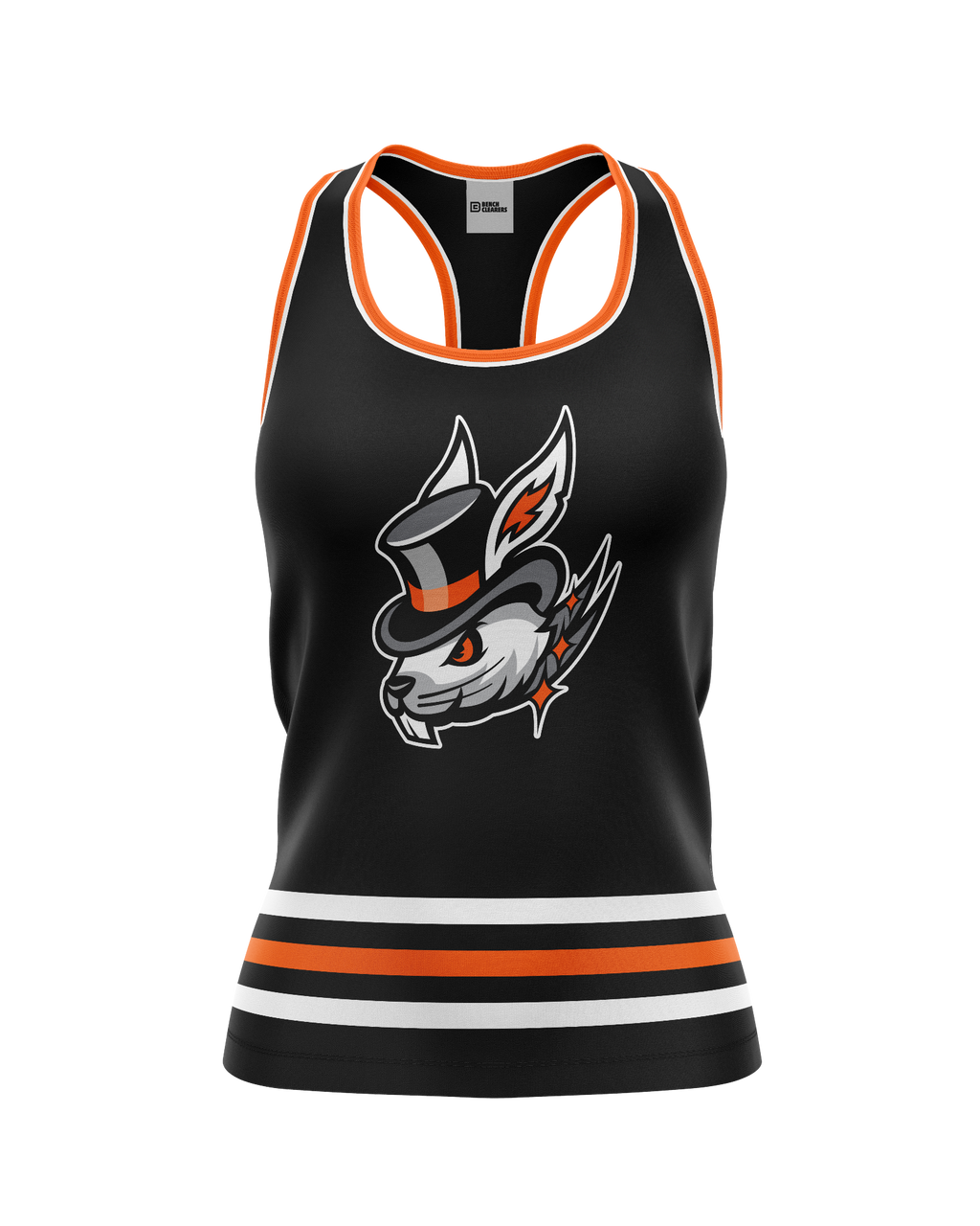 Danbury Hat Tricks Women's Racerback Hockey Tank