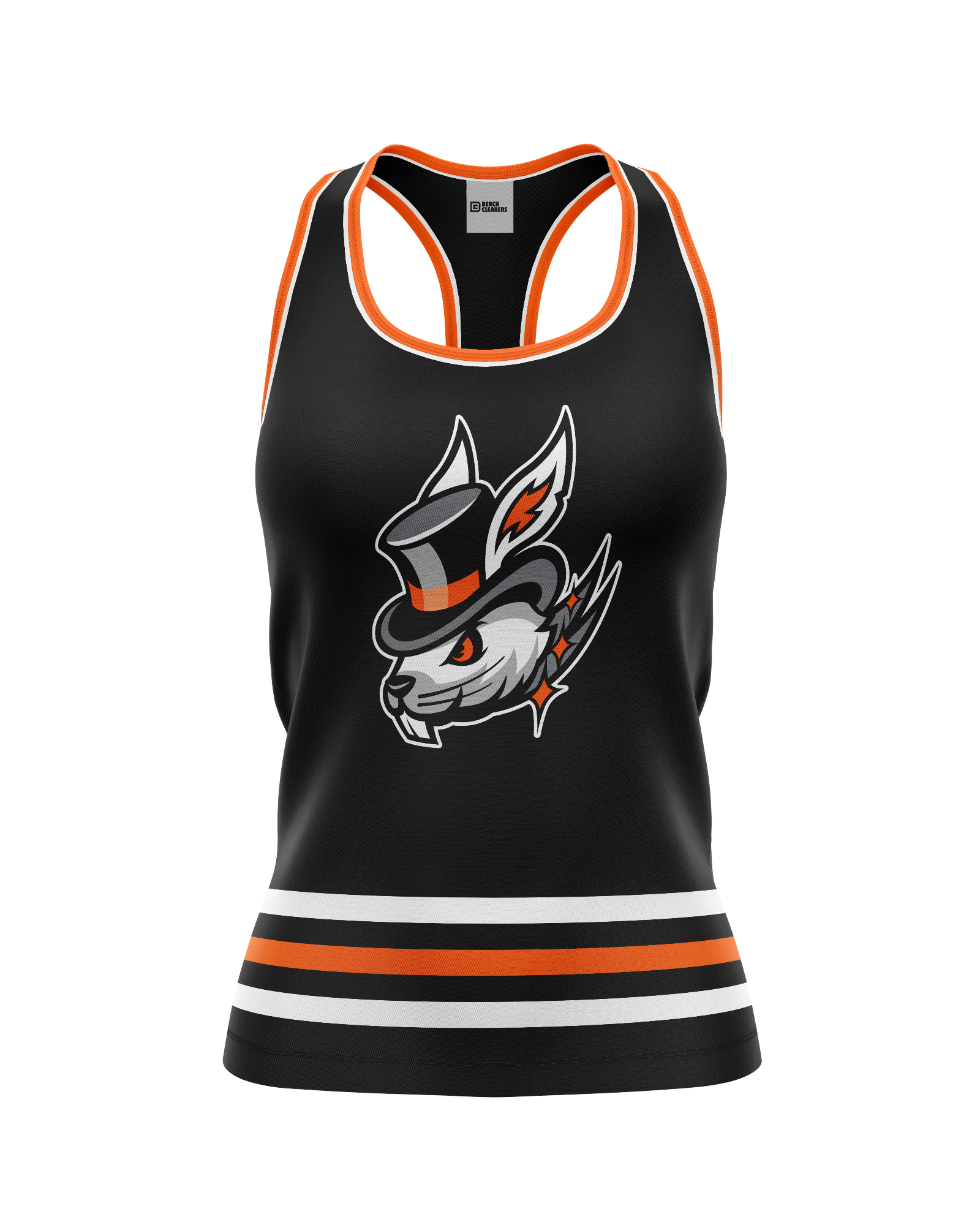 Danbury Hat Tricks Women's Racerback Hockey Tank
