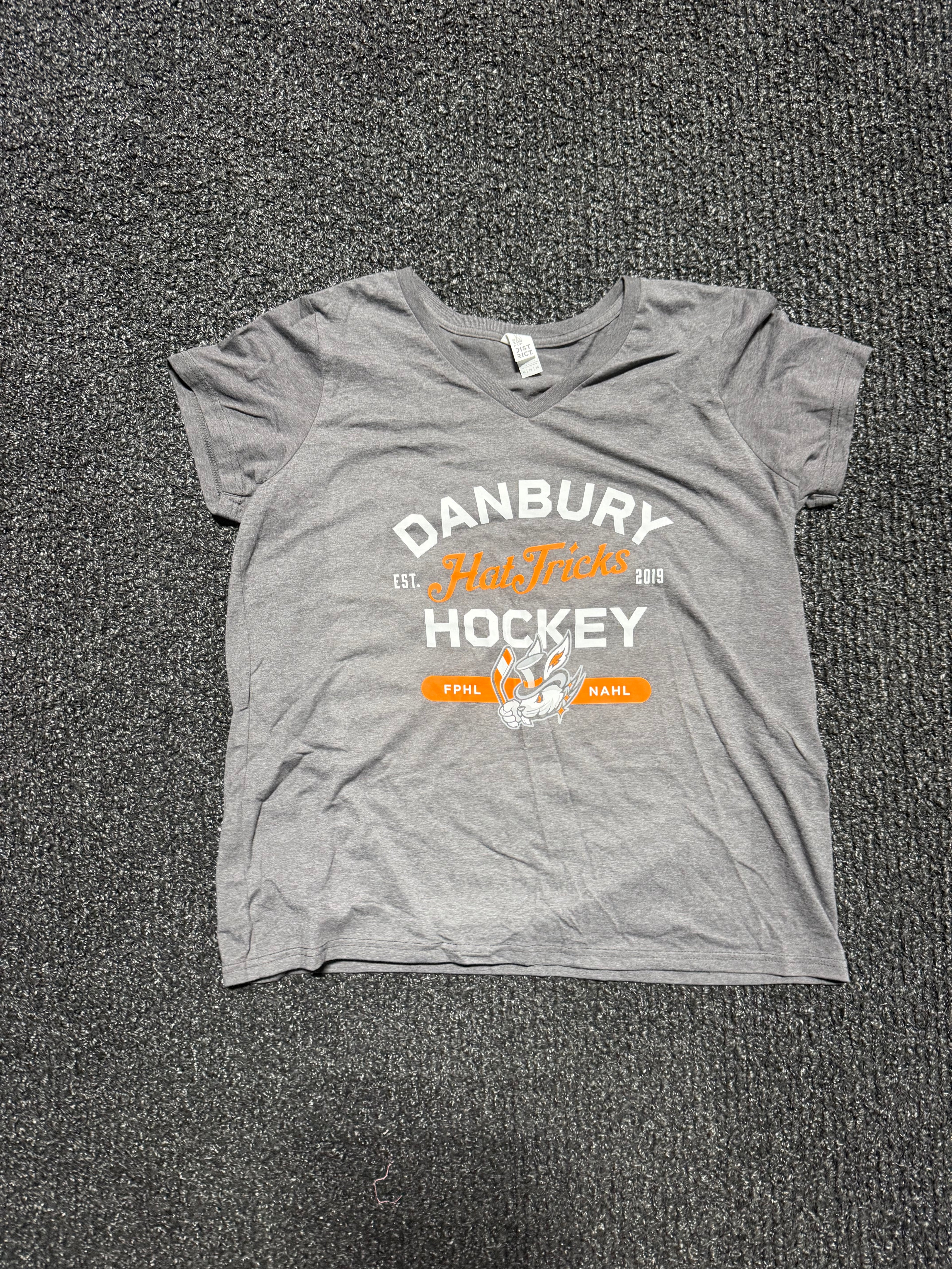 Danbury Hat Tricks Hockey Womans V-Neck