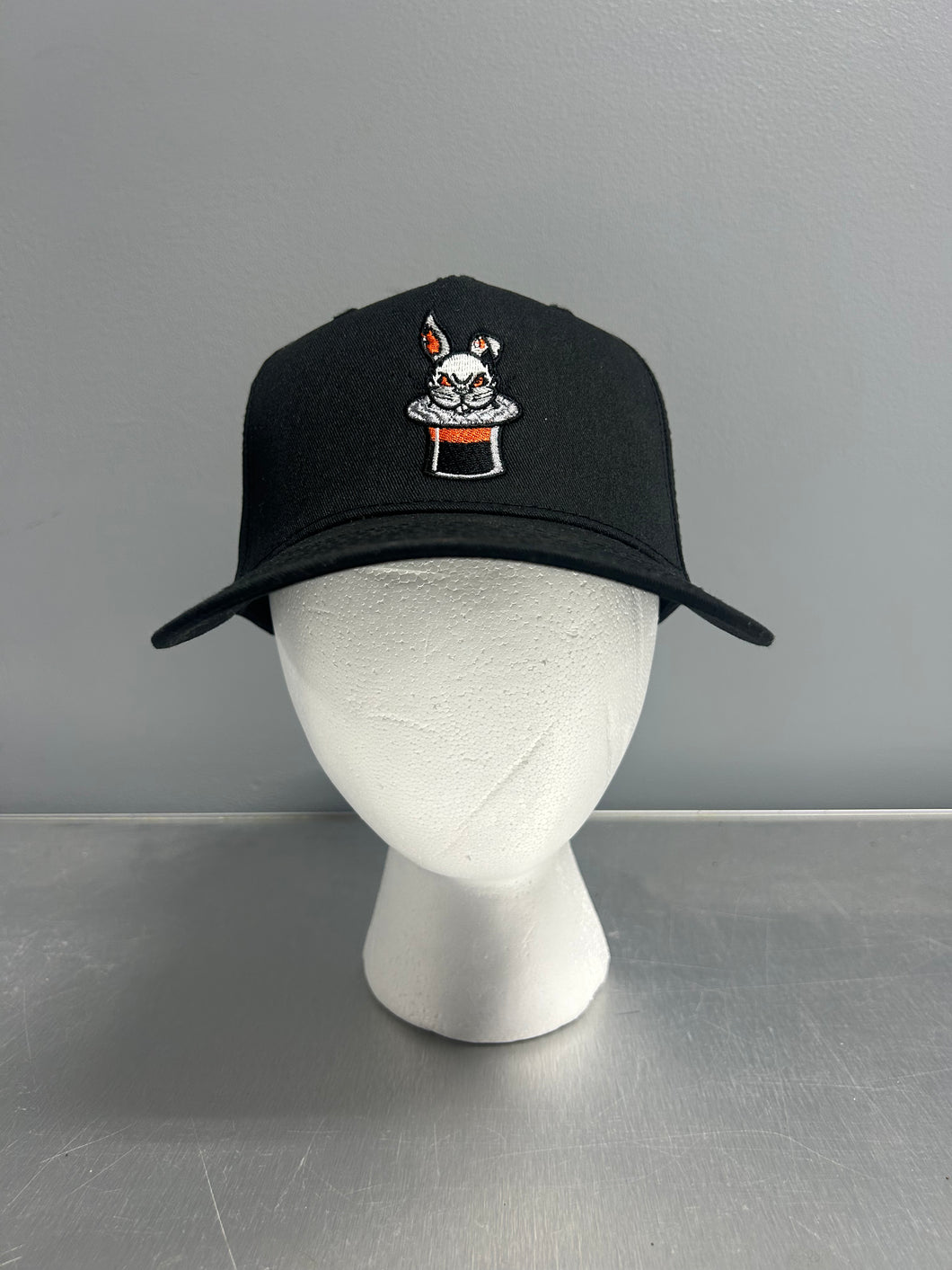 New! Black Hat! Rabbit With Danbury on Back