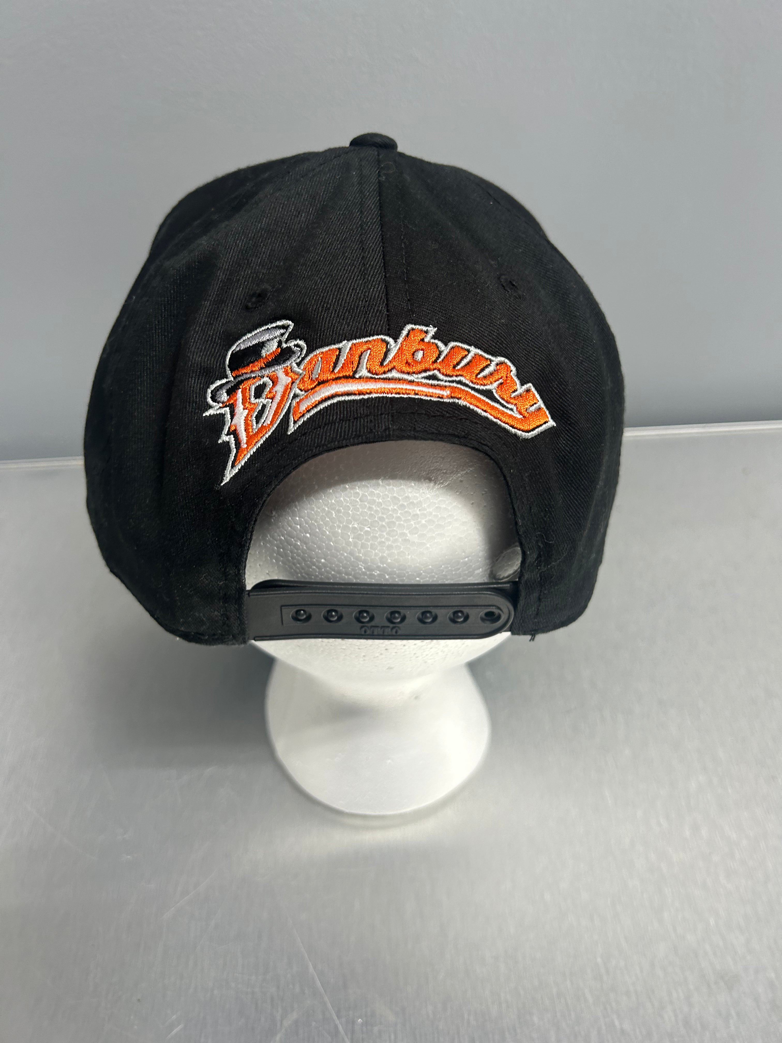 Black Snapback W/ Original Logo and Danbury on Back