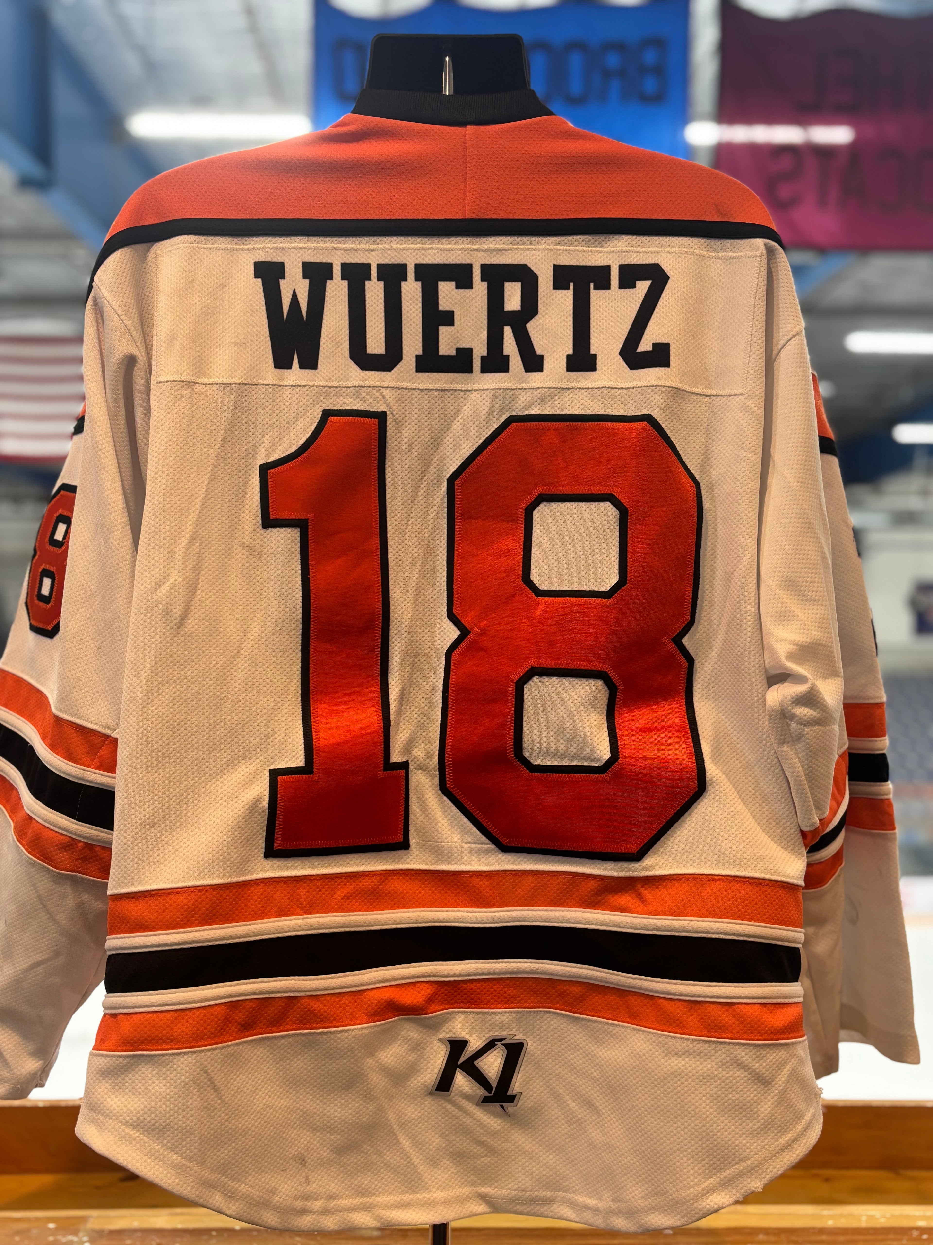 White Danbury NAHL Jerseys
