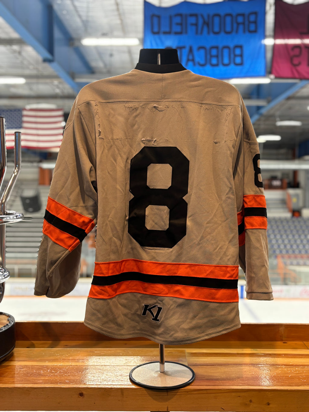Grey Danbury NAHL Jerseys