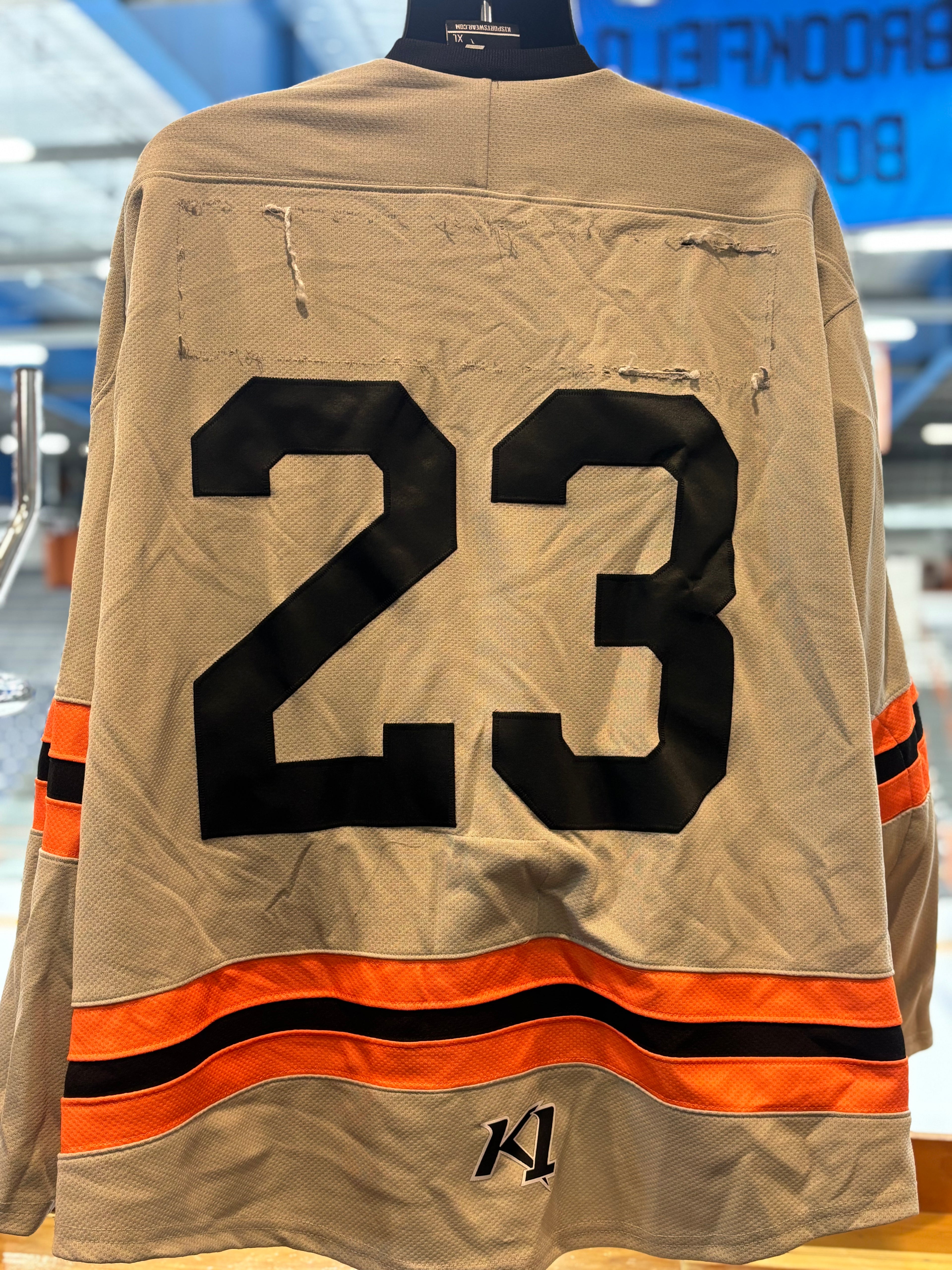 Grey Danbury NAHL Jerseys