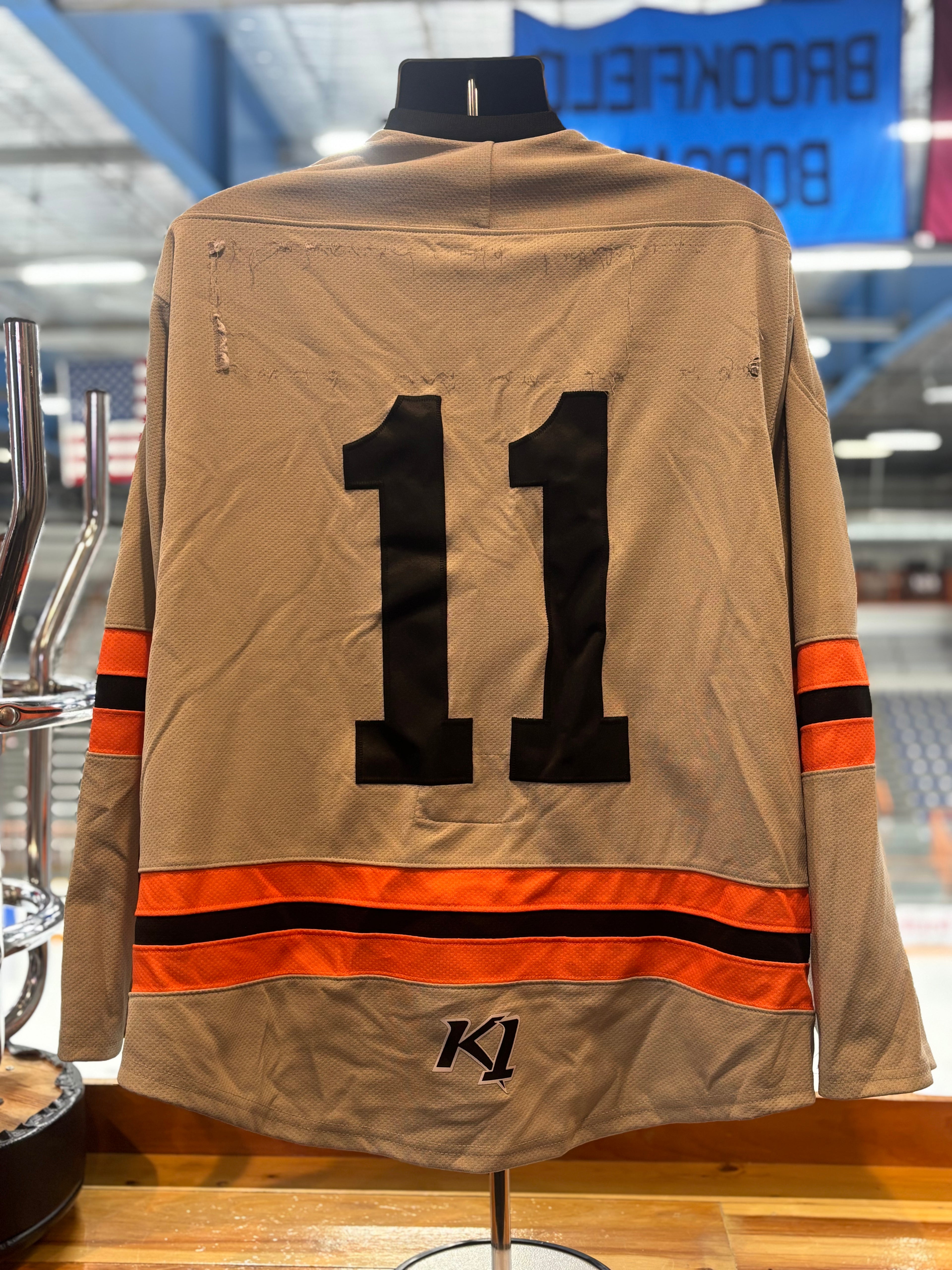 Grey Danbury NAHL Jerseys