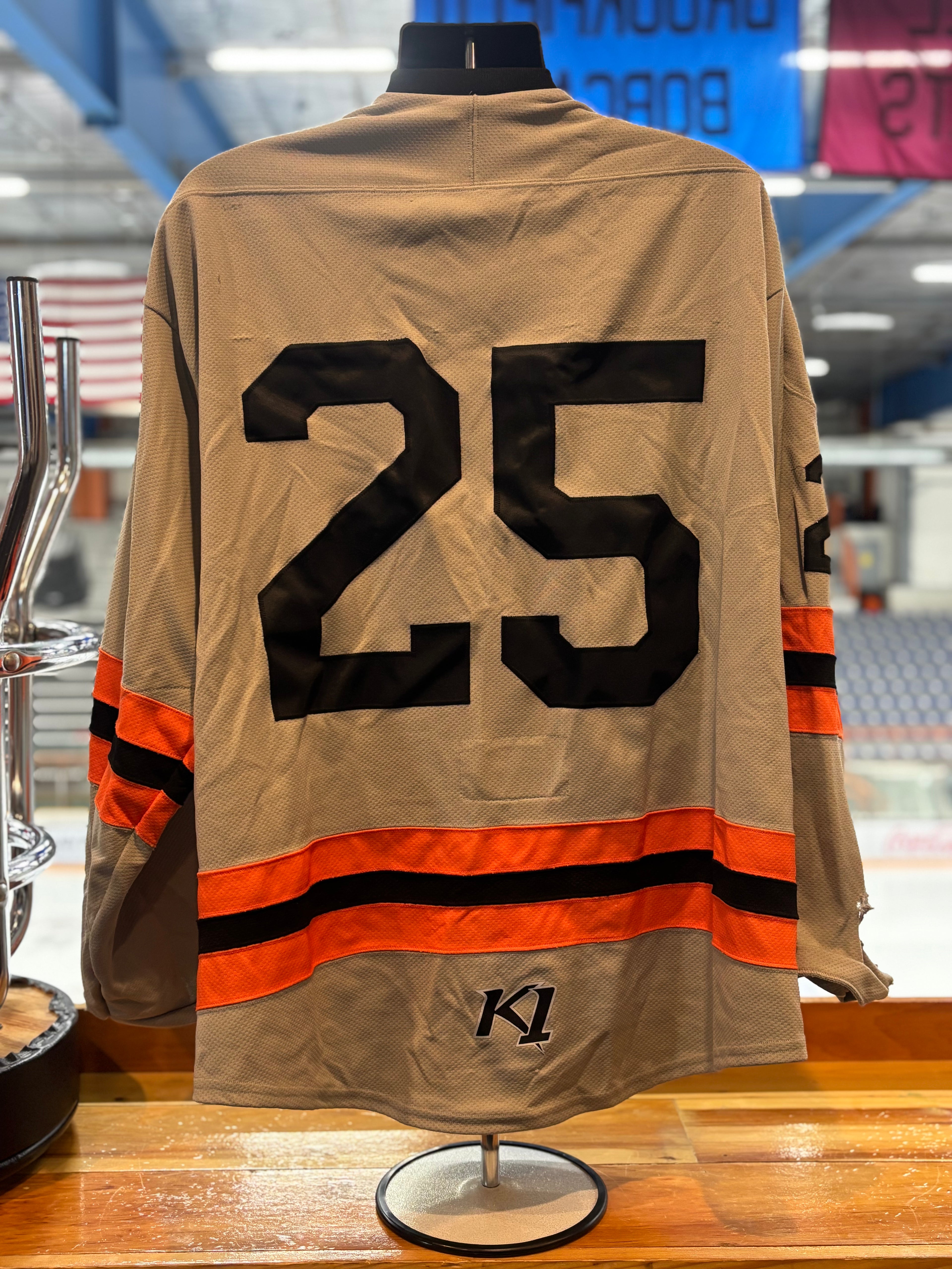 Grey Danbury NAHL Jerseys