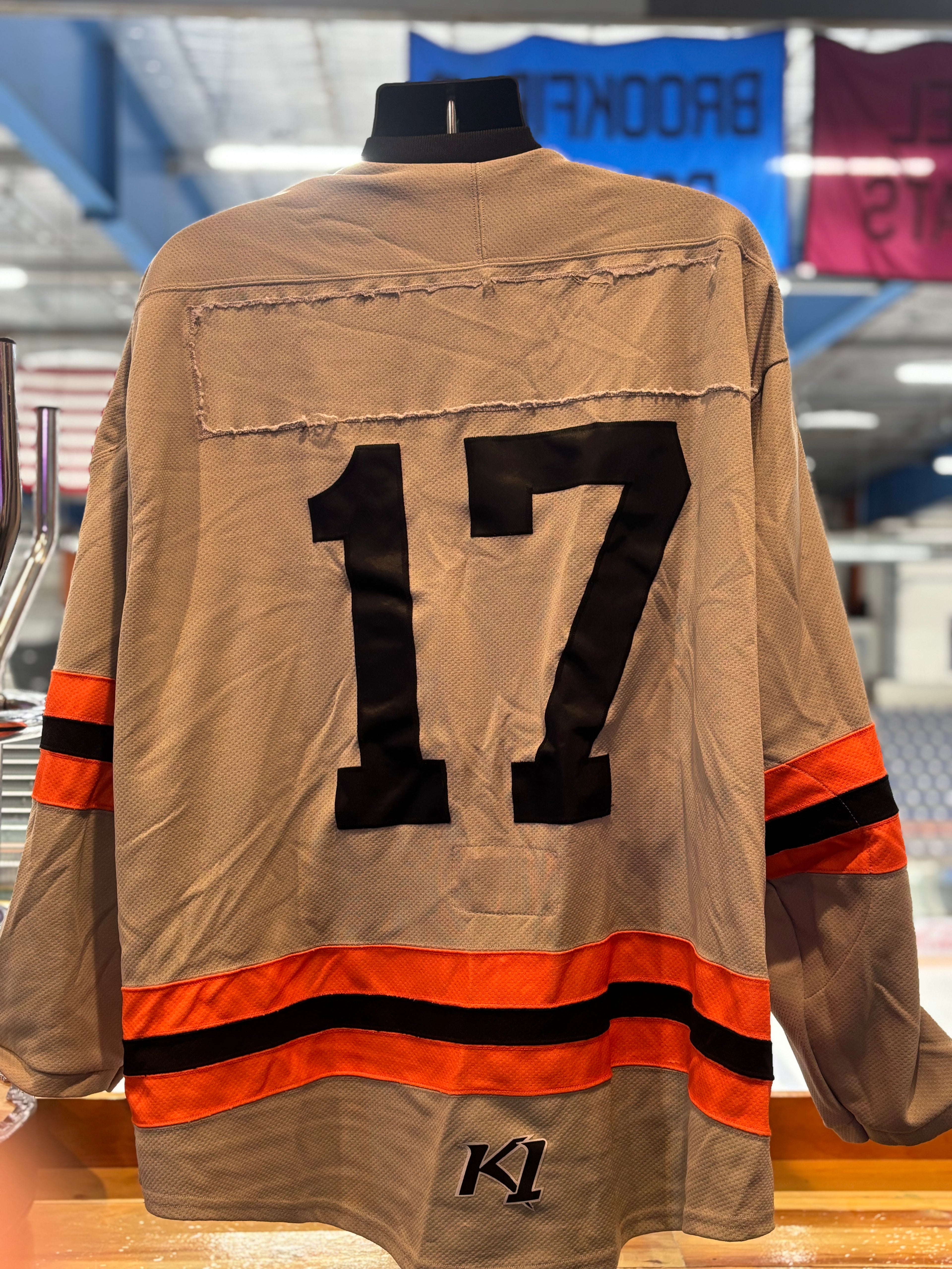 Grey Danbury NAHL Jerseys