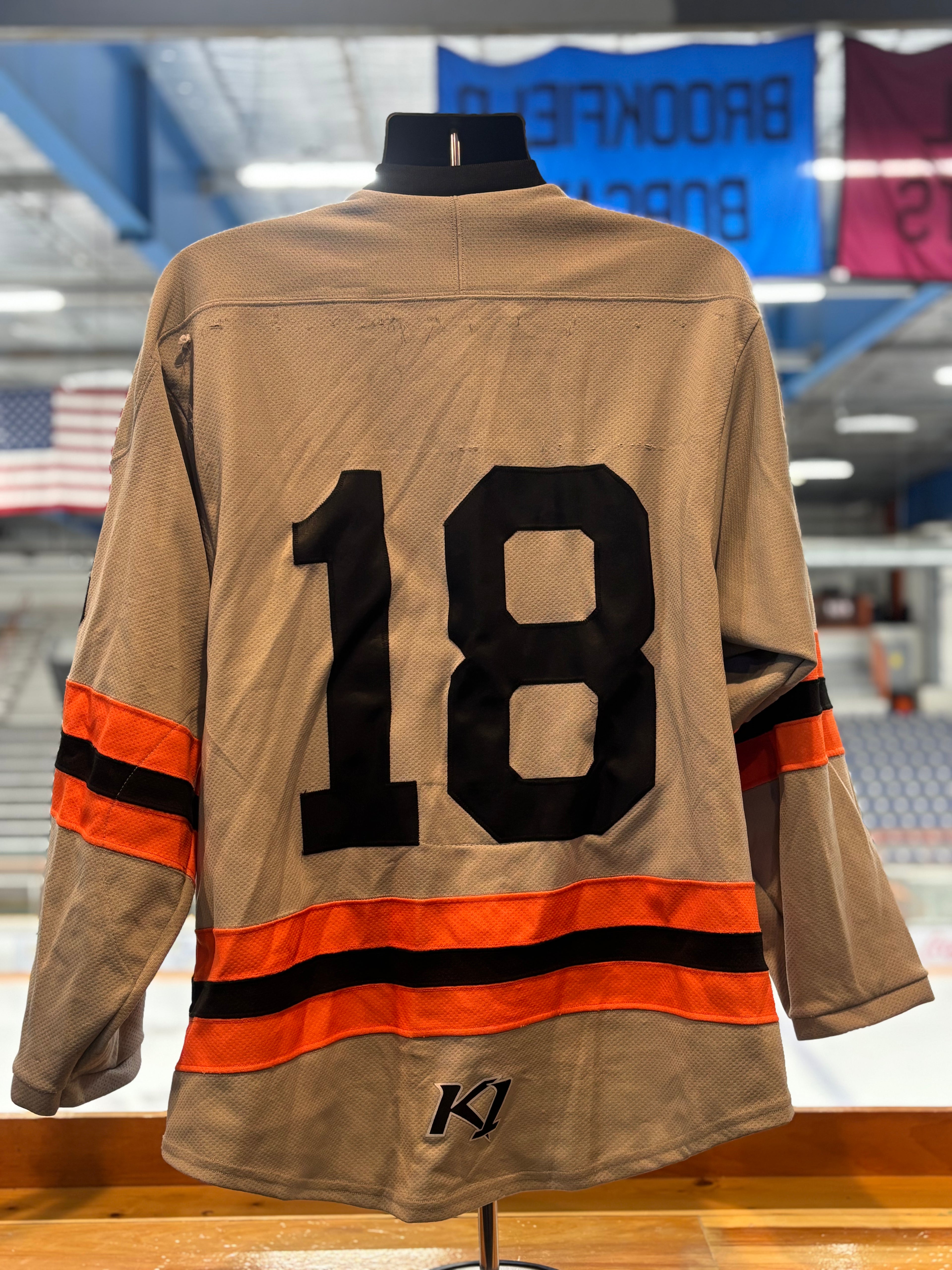 Grey Danbury NAHL Jerseys