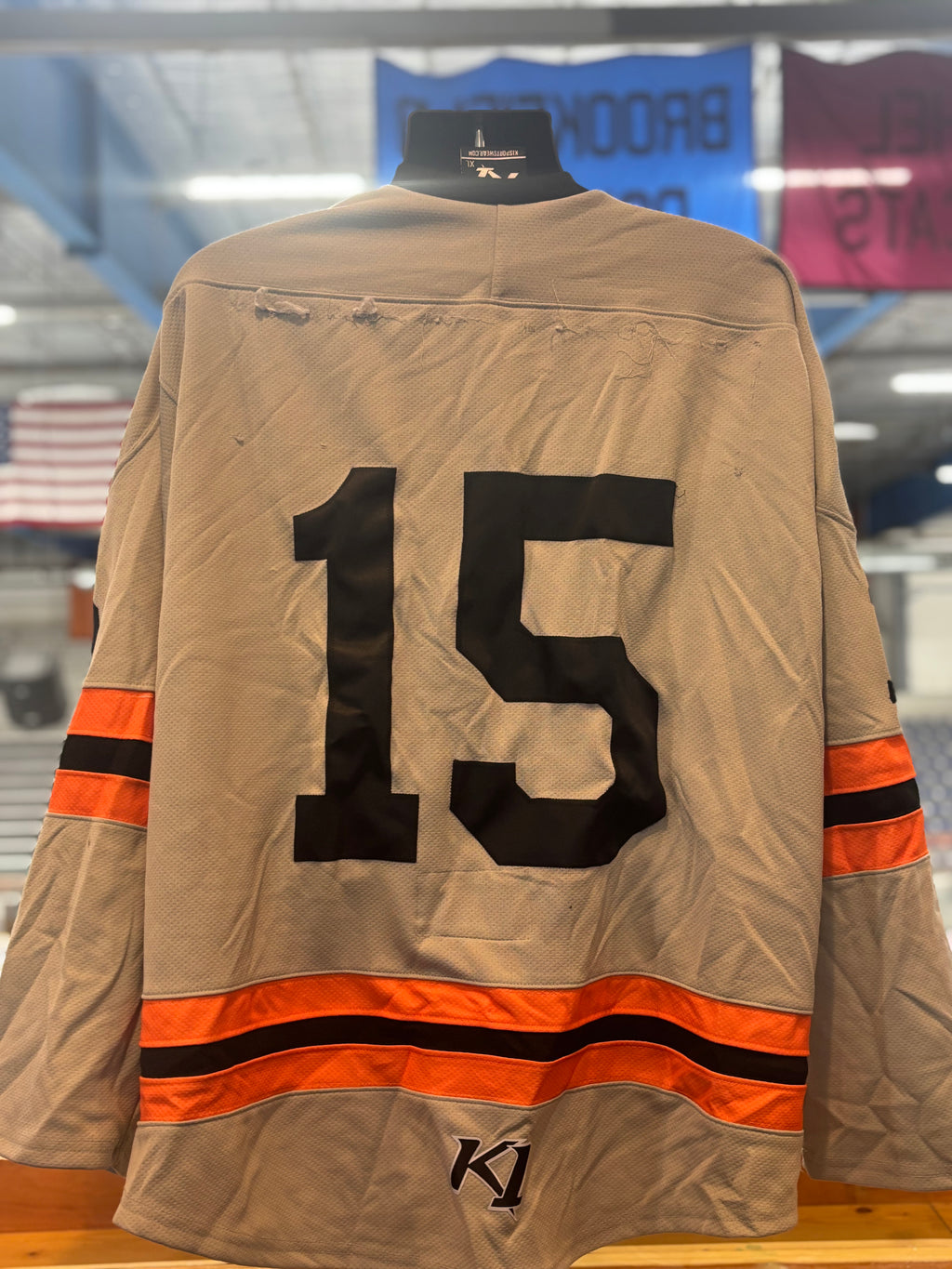 Grey Danbury NAHL Jerseys