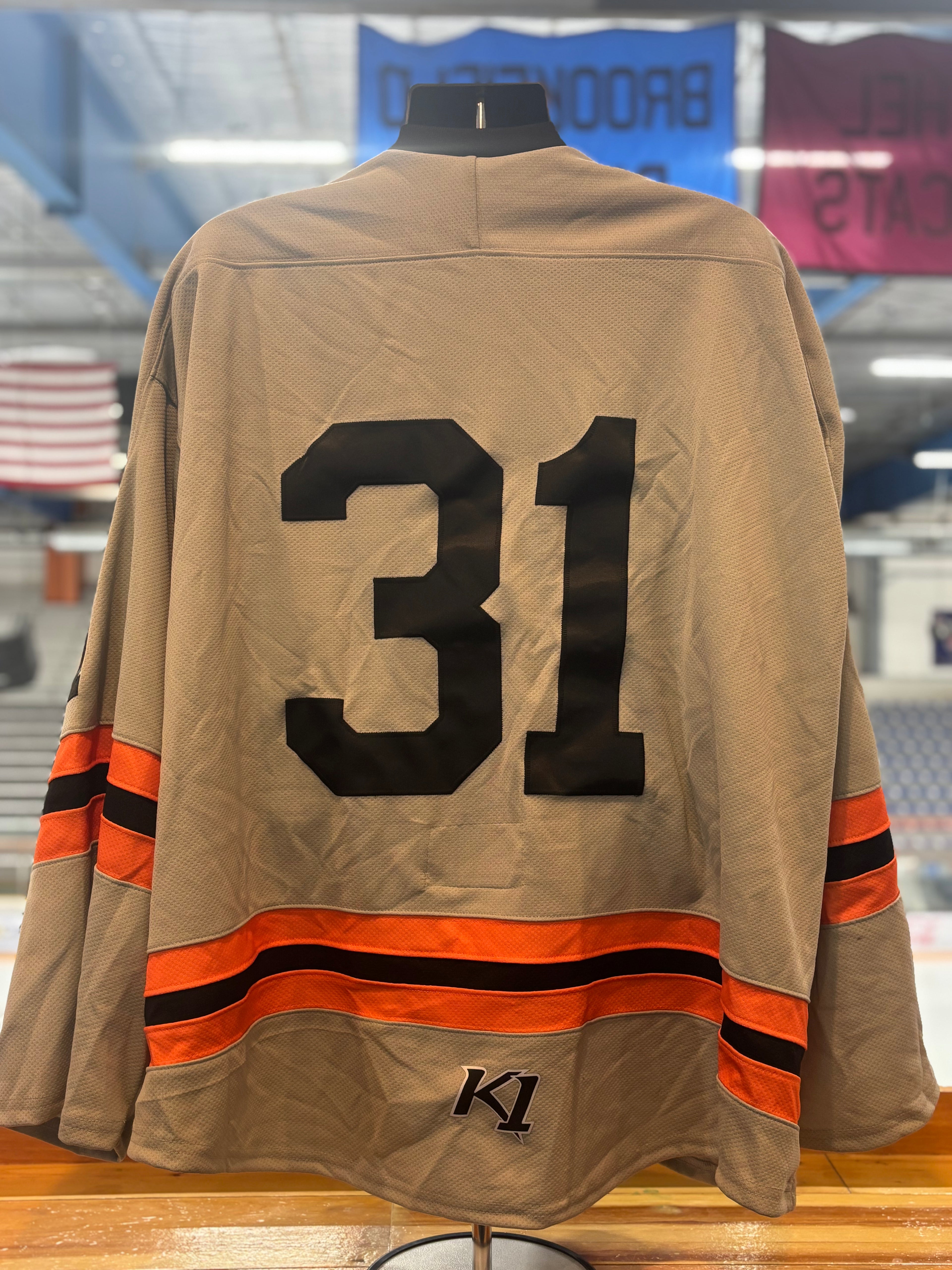 Grey Danbury NAHL Jerseys