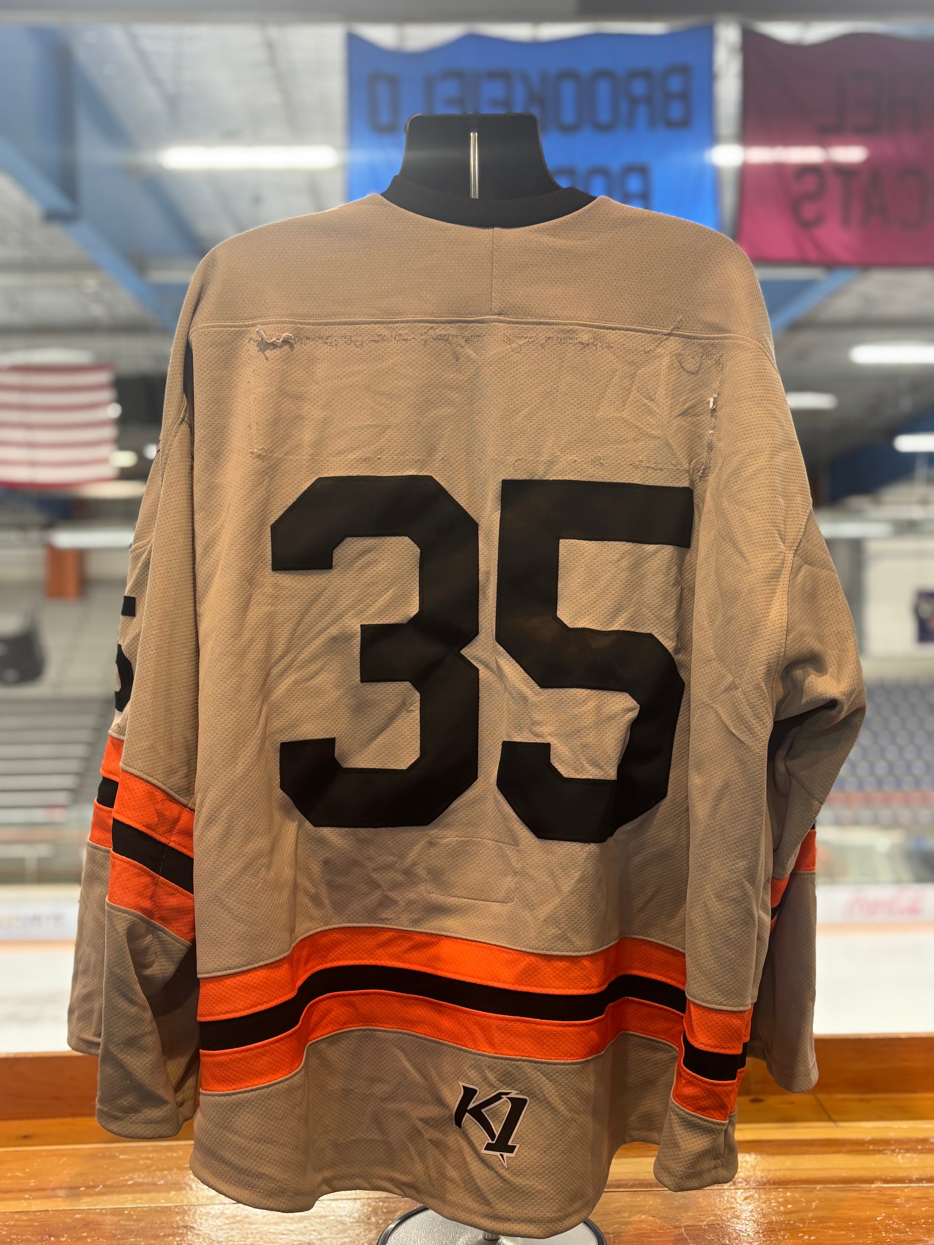 Grey Danbury NAHL Jerseys
