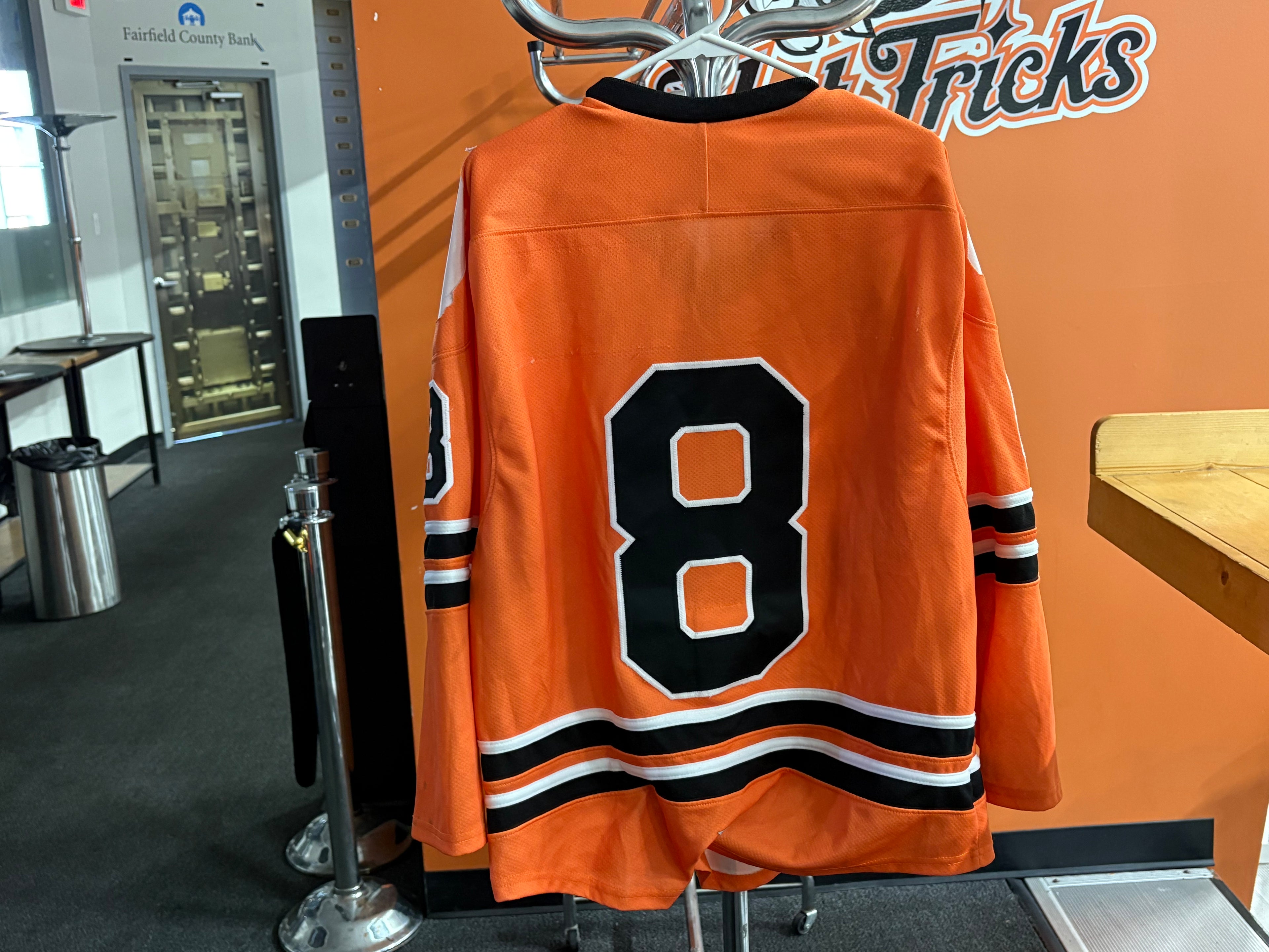 Orange Danbury NAHL Jerseys