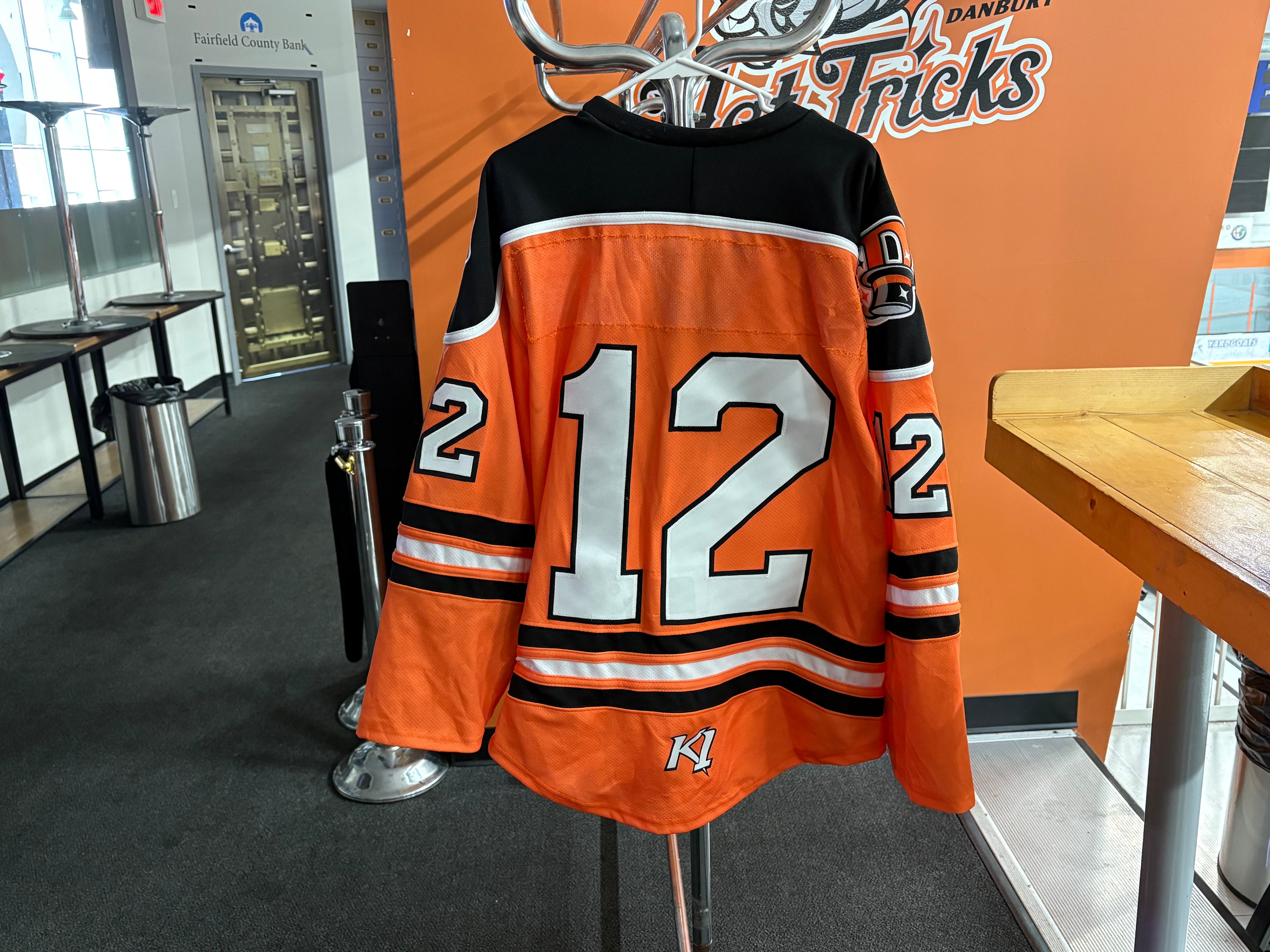 Orange Danbury NAHL Jerseys