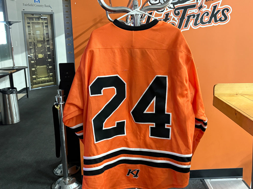 Orange Danbury NAHL Jerseys