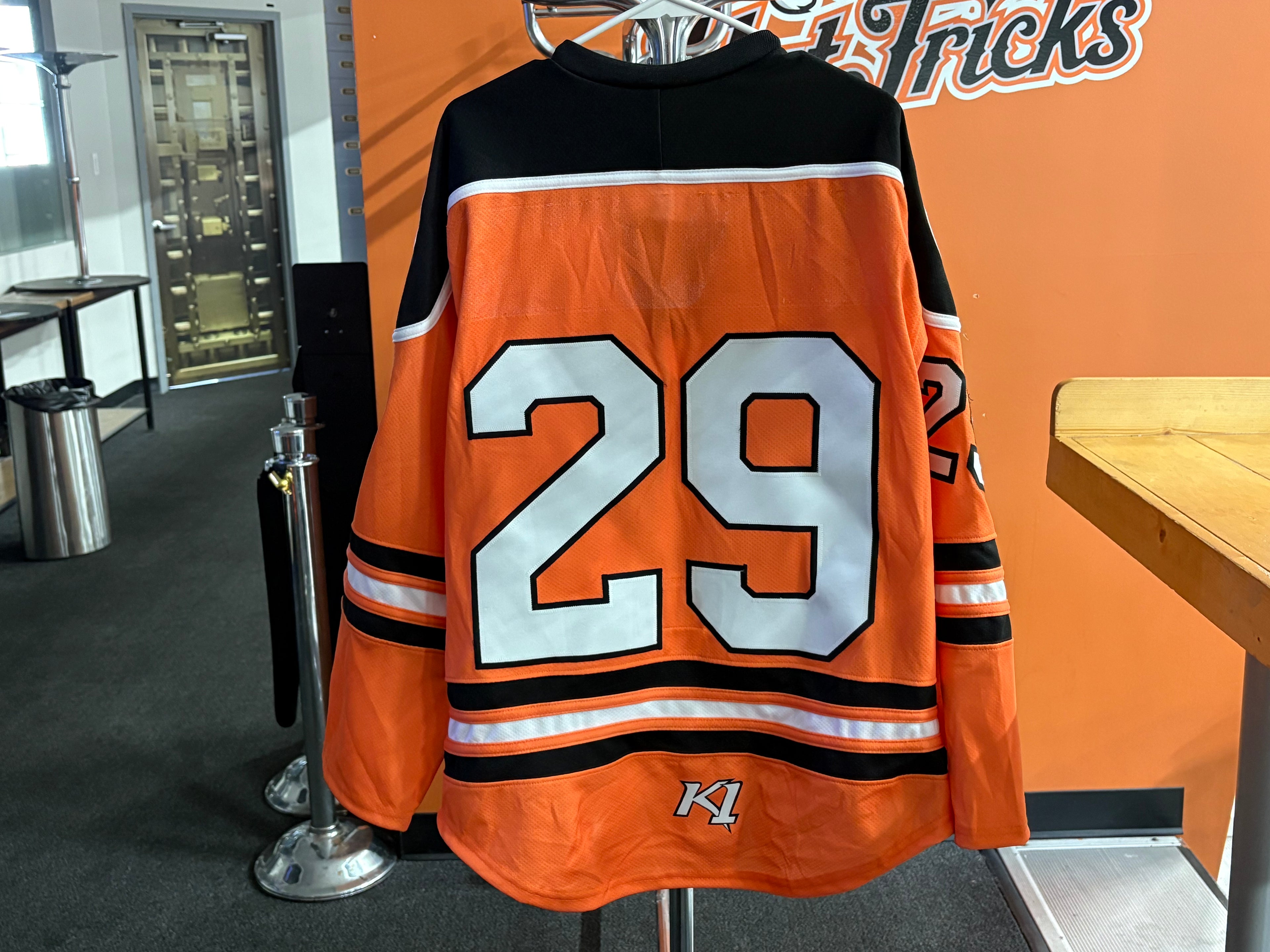 Orange Danbury NAHL Jerseys