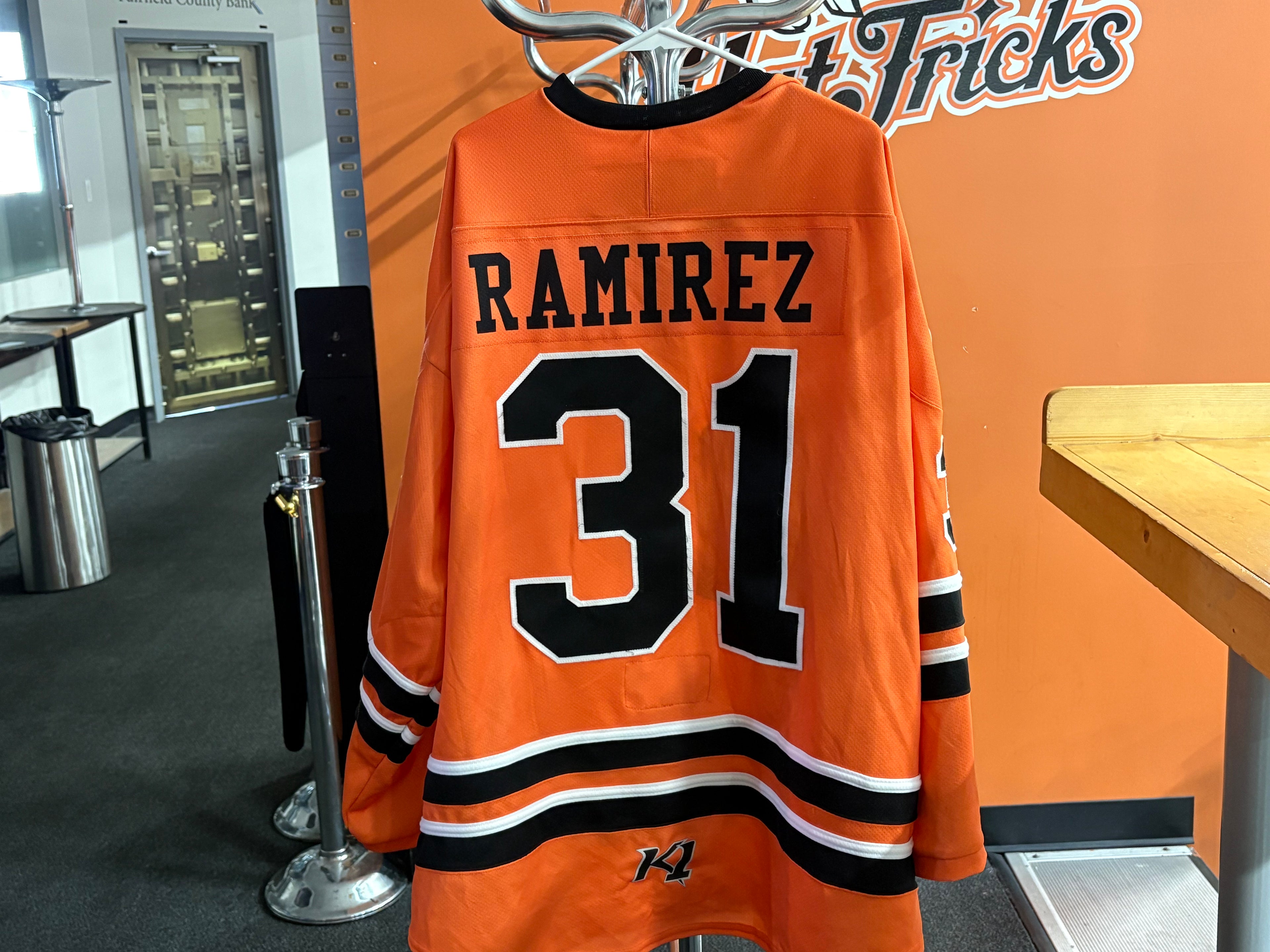 Orange Danbury NAHL Jerseys