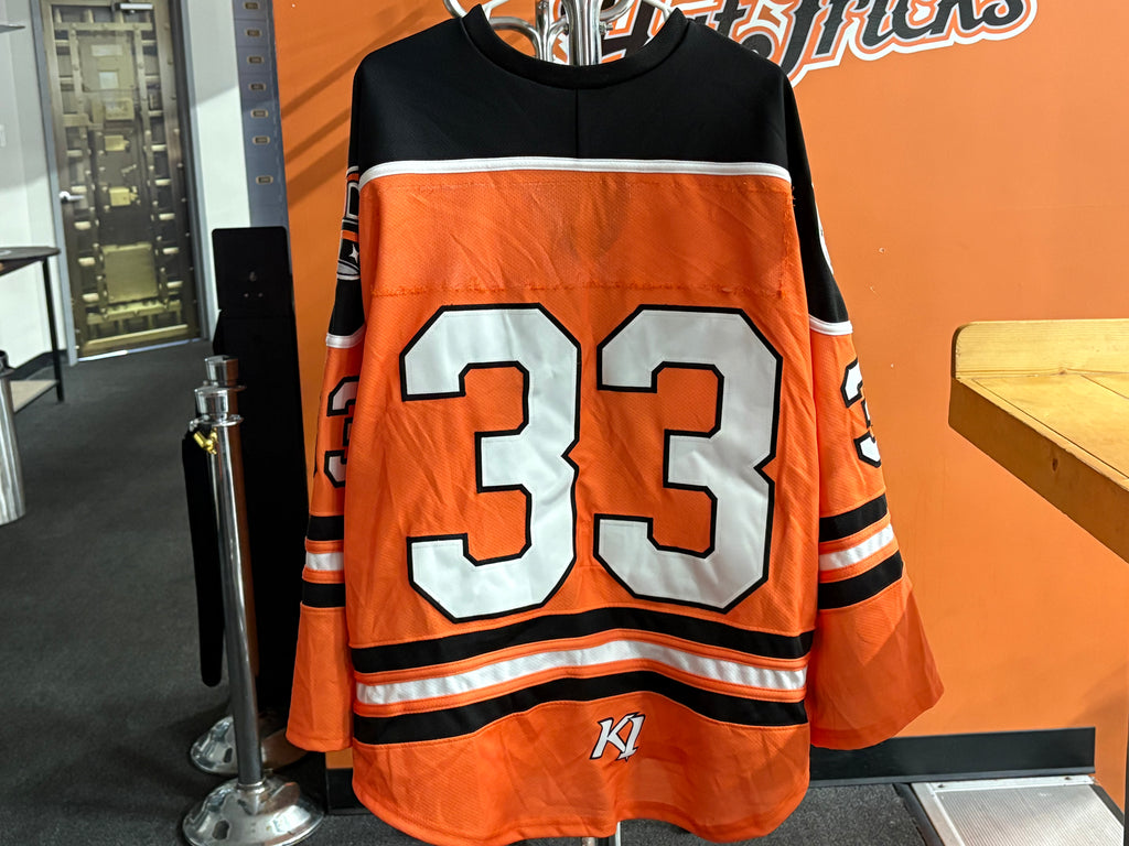 Orange Danbury NAHL Jerseys