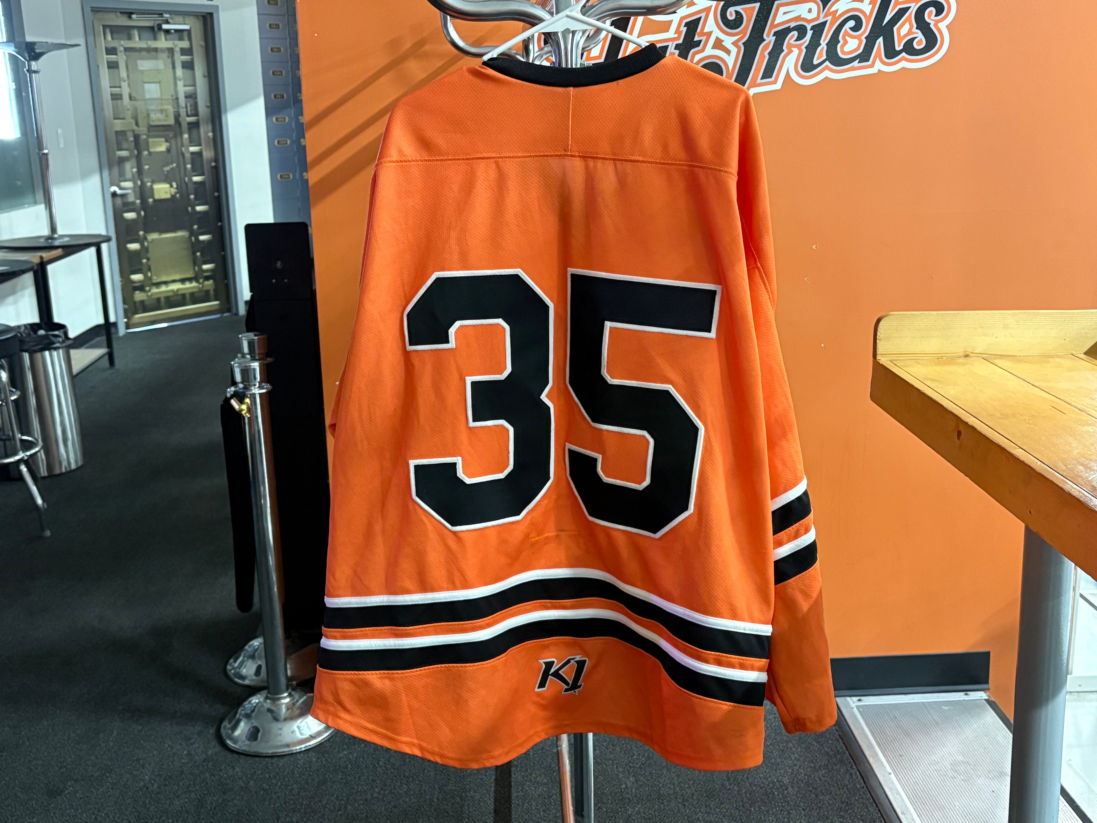 Orange Danbury NAHL Jerseys
