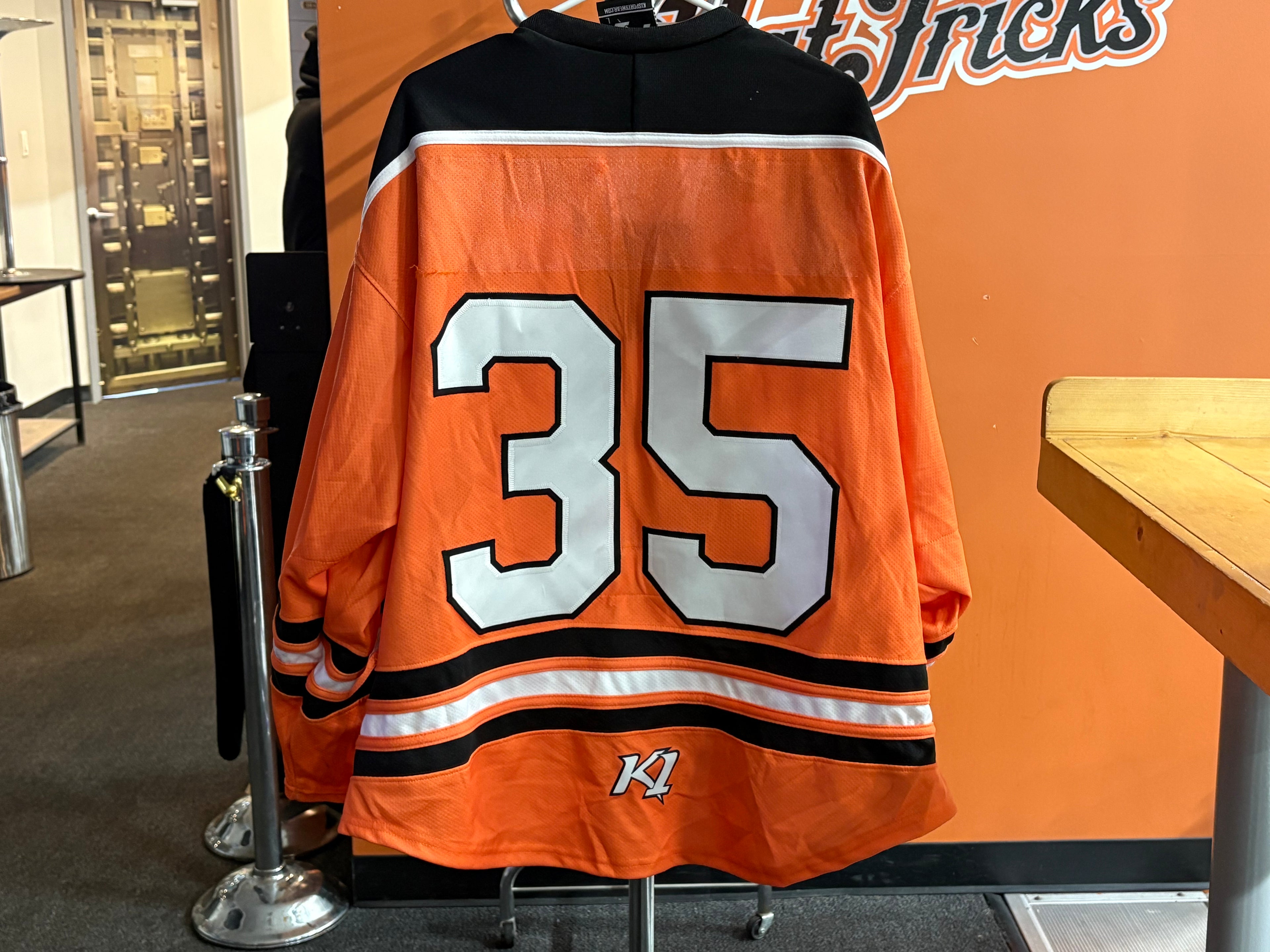 Orange Danbury NAHL Jerseys