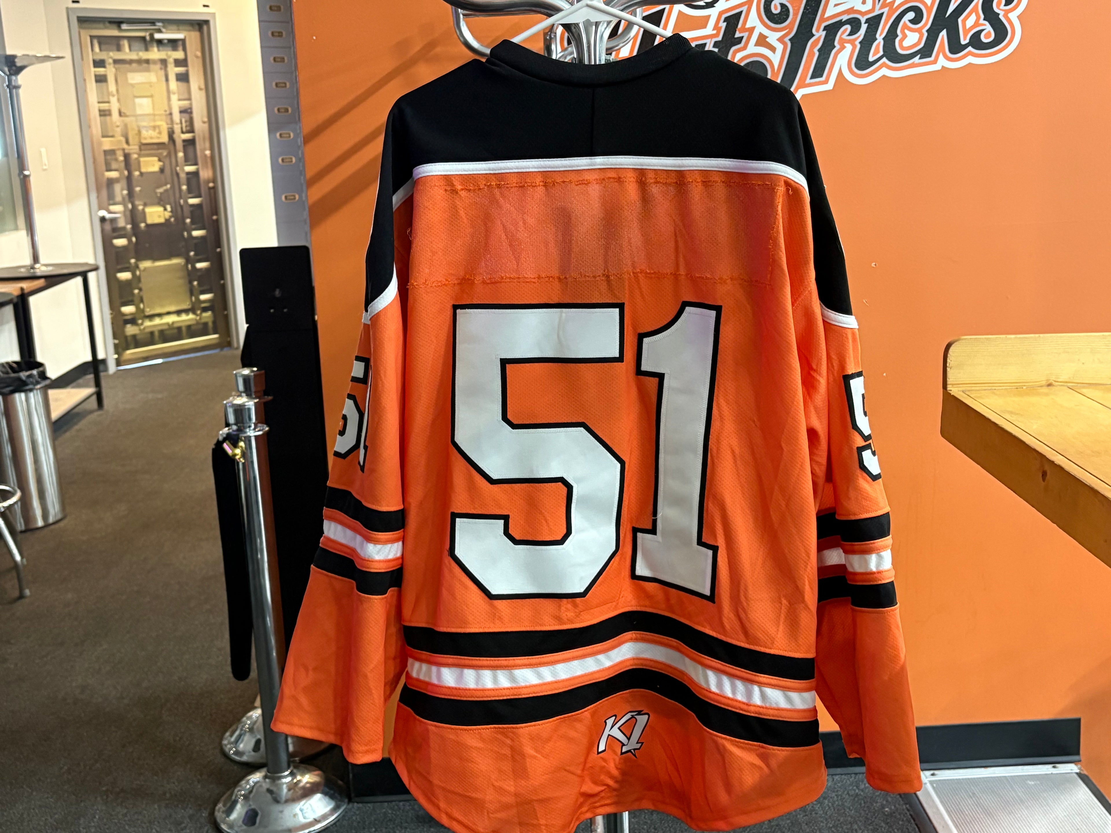 Orange Danbury NAHL Jerseys