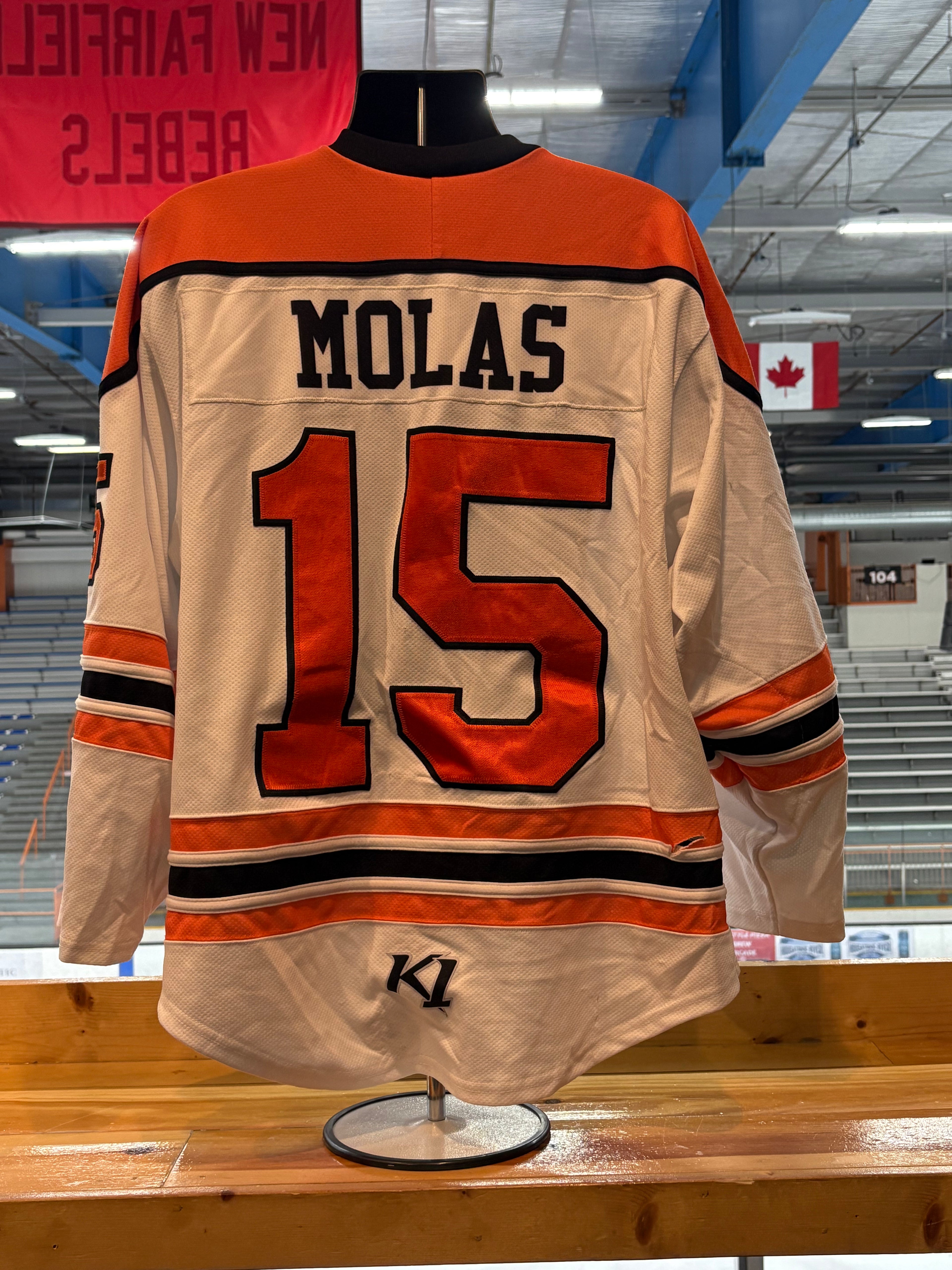 White Danbury NAHL Jerseys