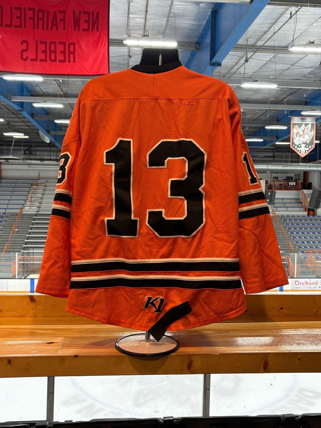 Orange Danbury NAHL Jerseys