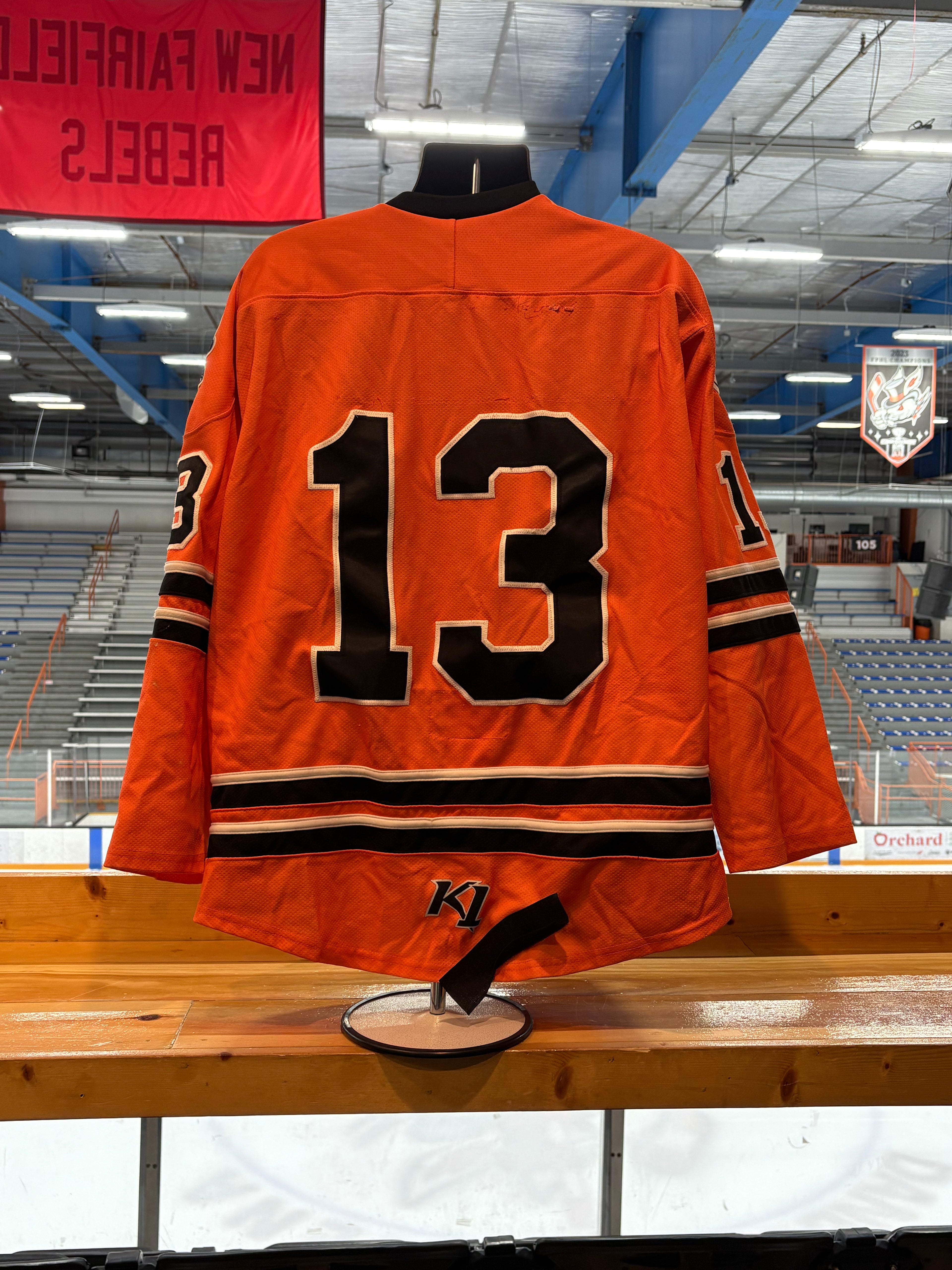 Orange Danbury NAHL Jerseys
