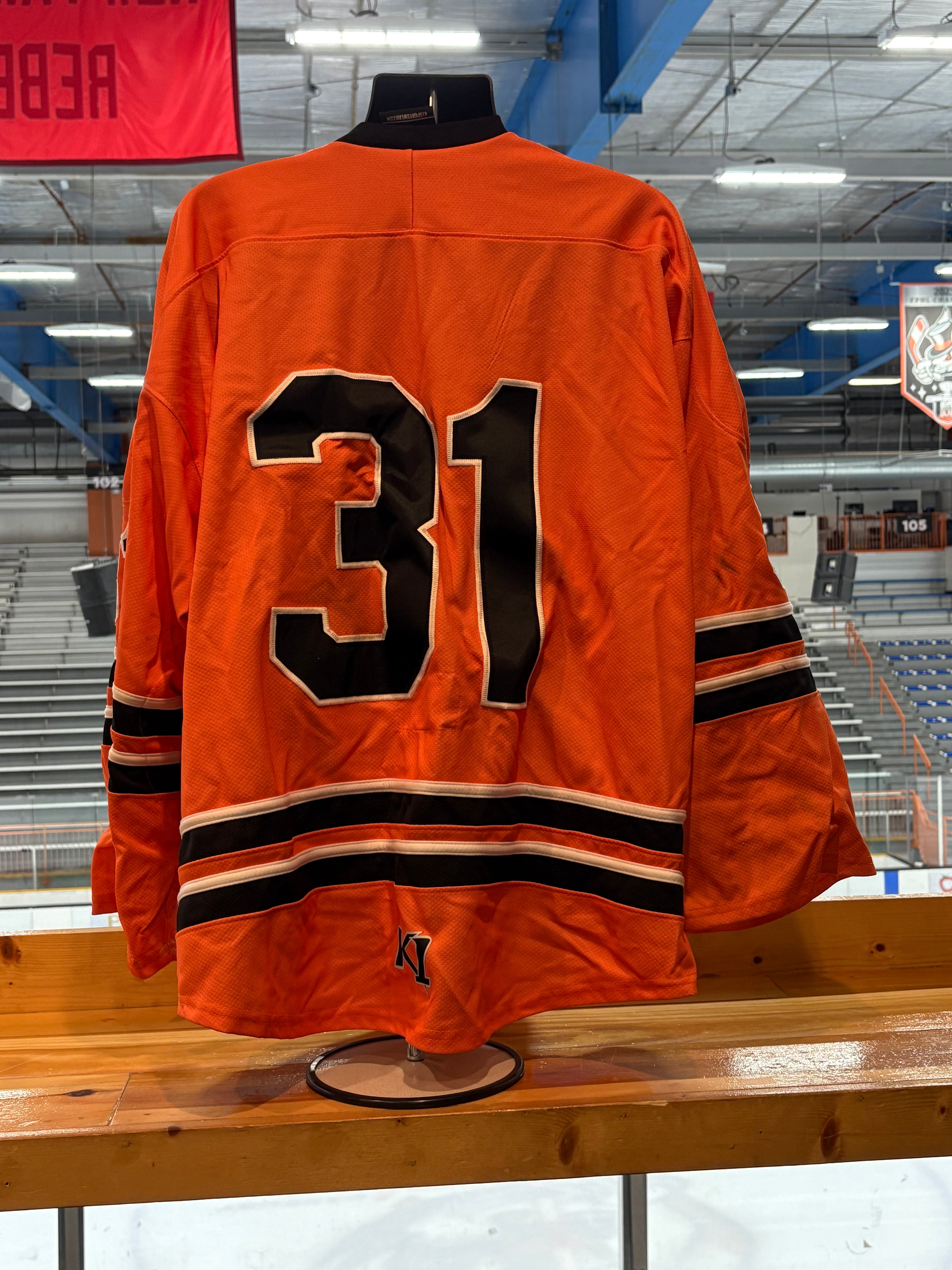 Orange Danbury NAHL Jerseys