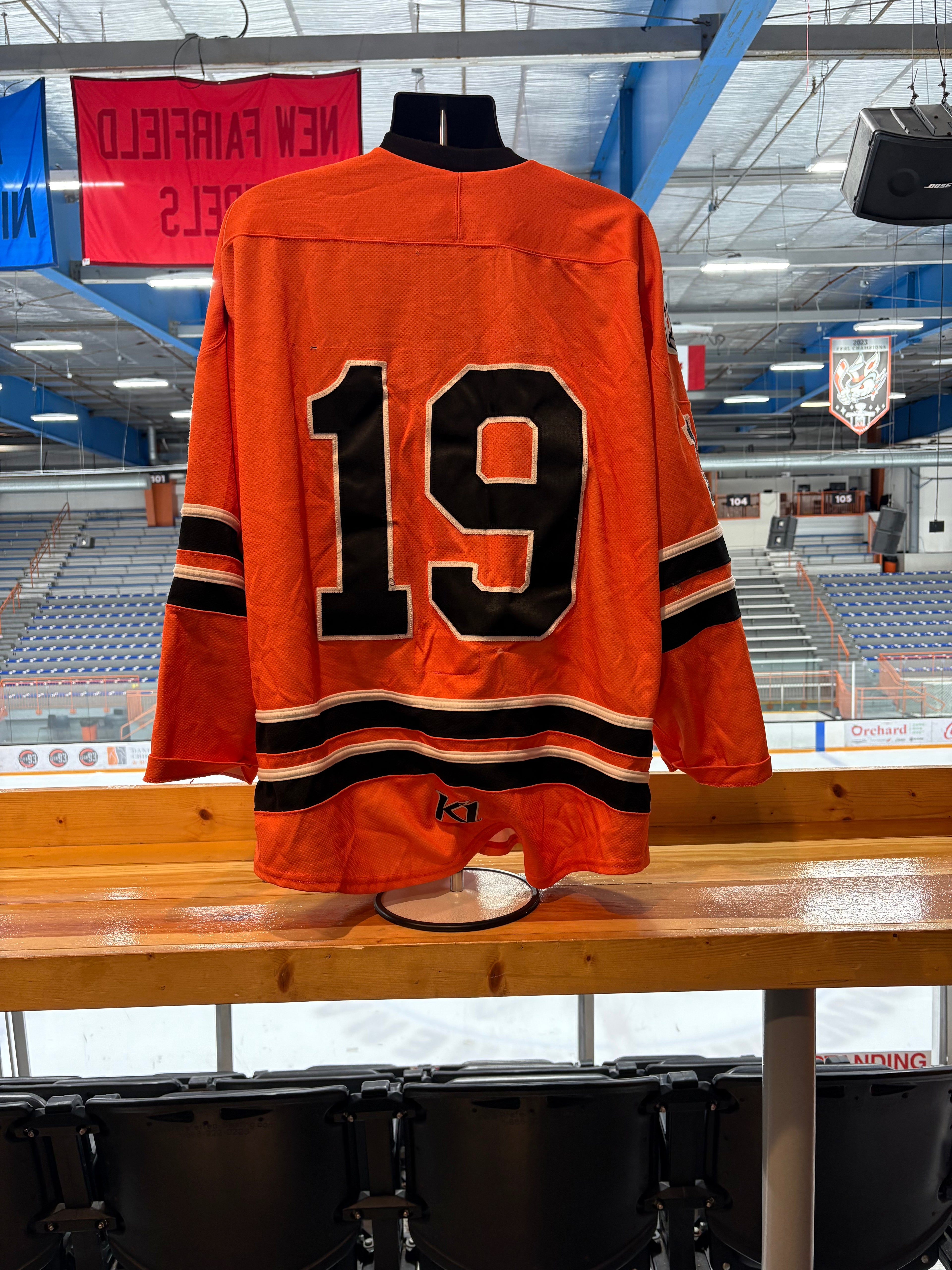 Orange Danbury NAHL Jerseys