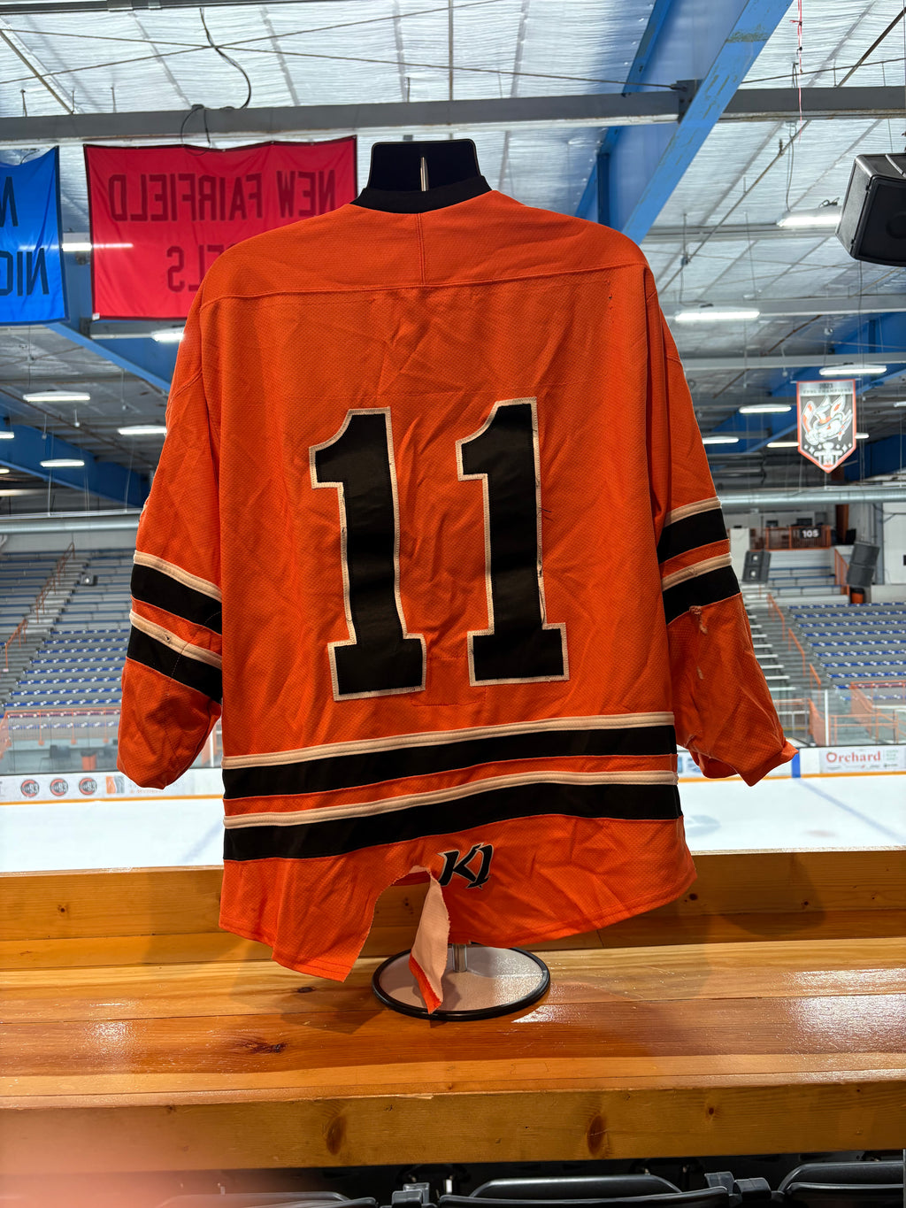 Orange Danbury NAHL Jerseys