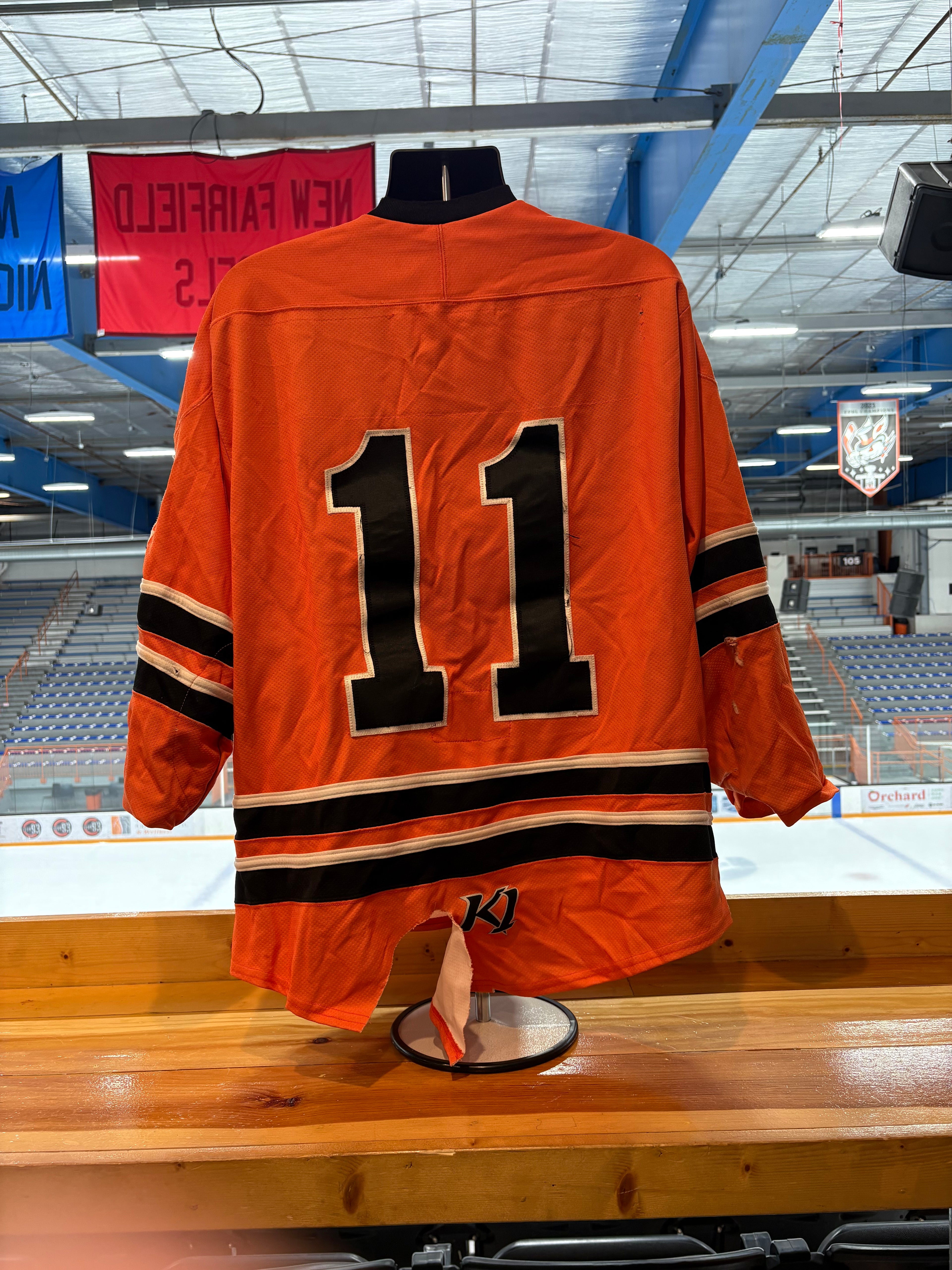 Orange Danbury NAHL Jerseys