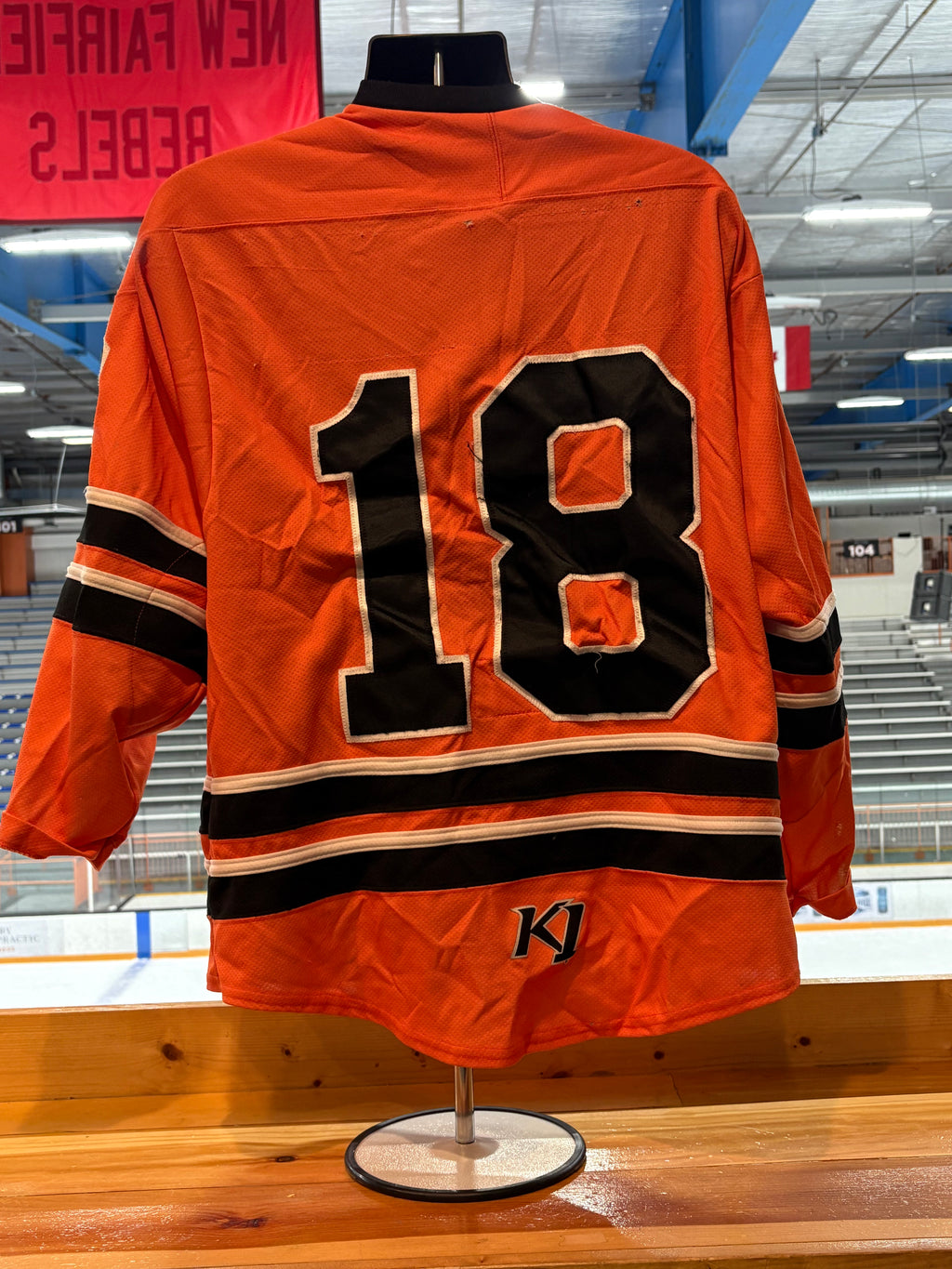 Orange Danbury NAHL Jerseys