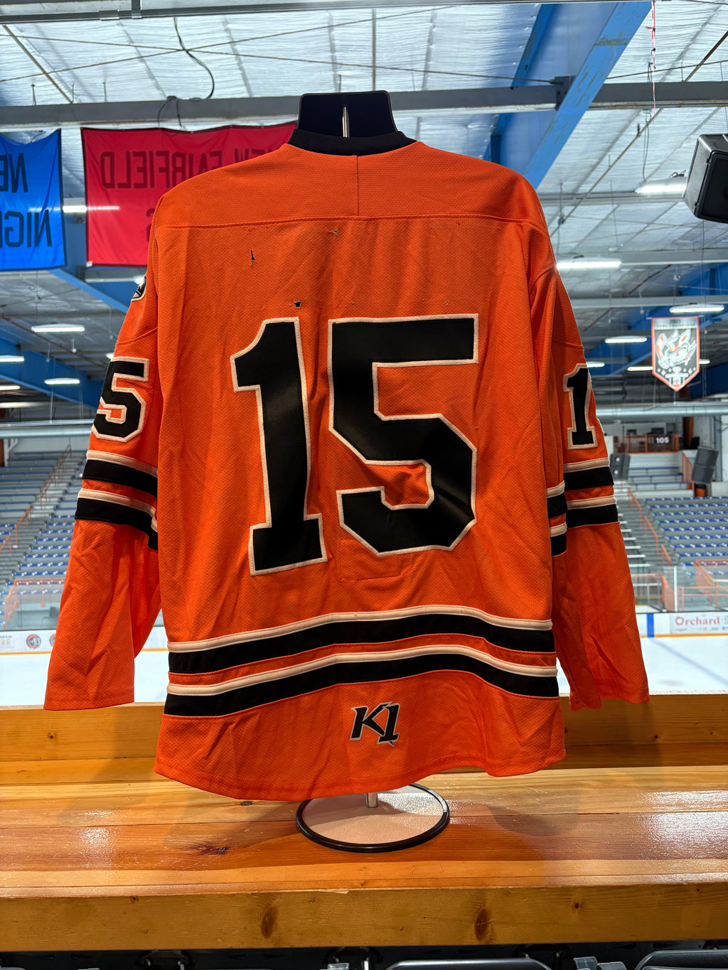 Orange Danbury NAHL Jerseys