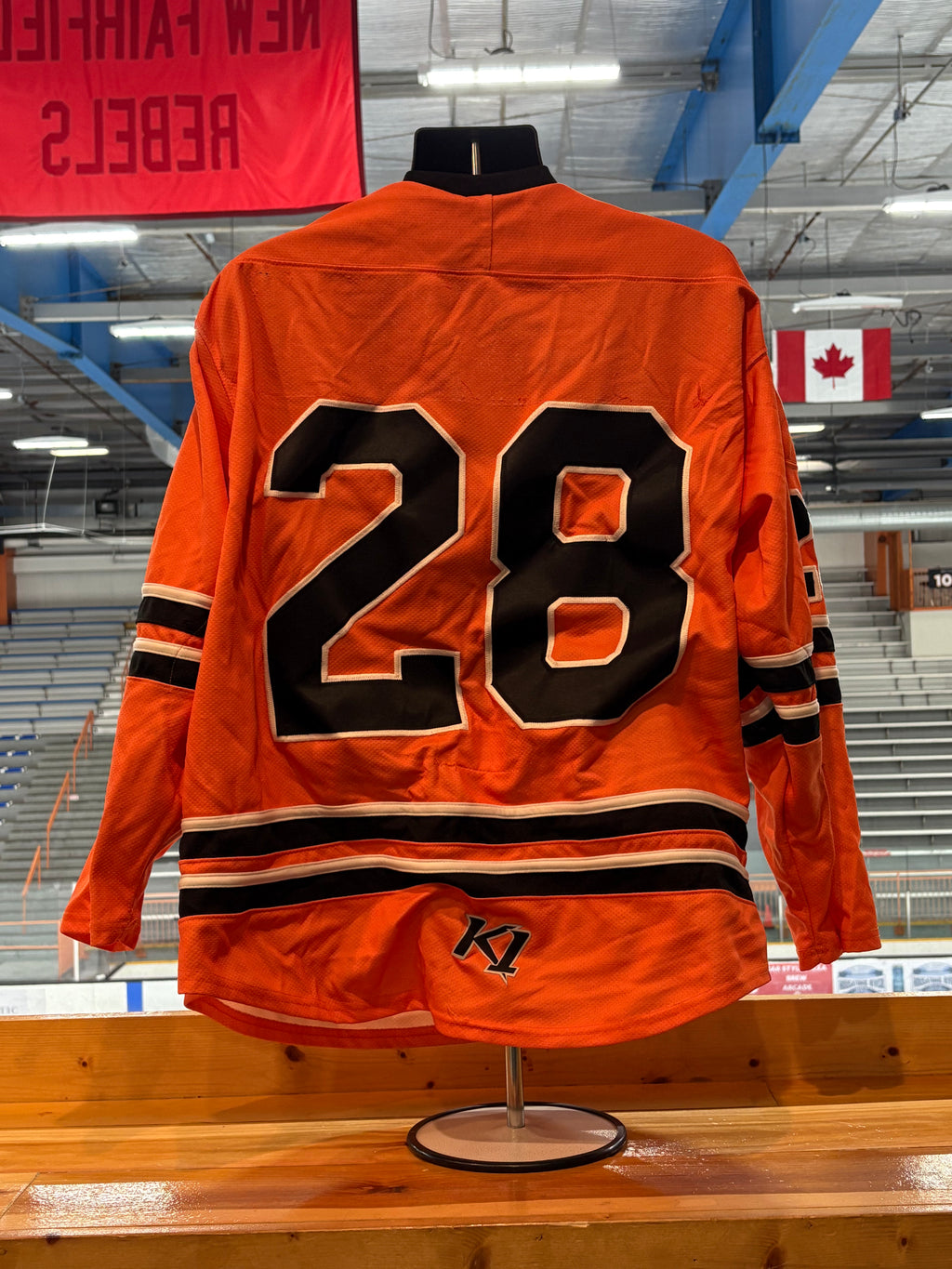Orange Danbury NAHL Jerseys