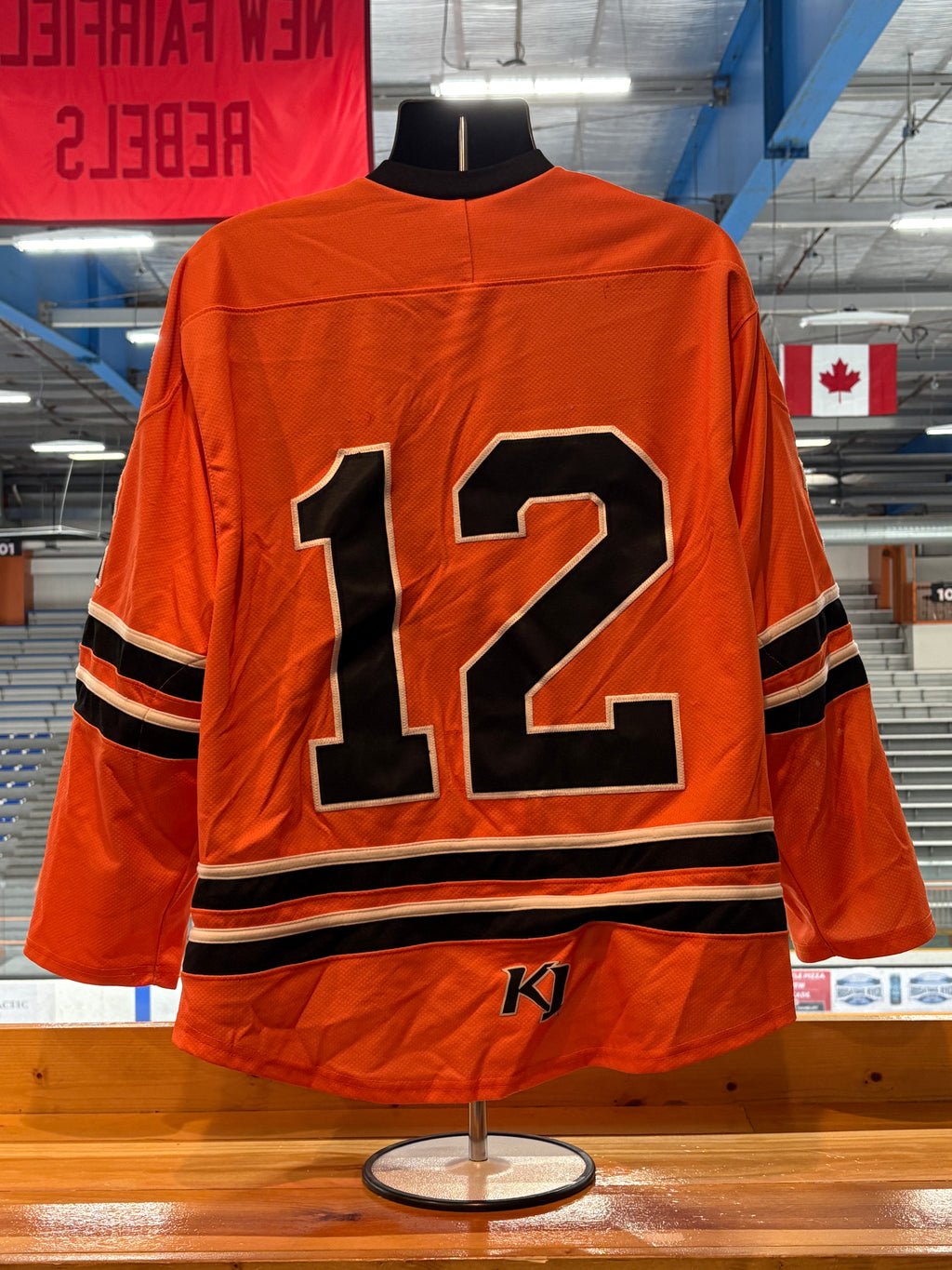 Orange Danbury NAHL Jerseys