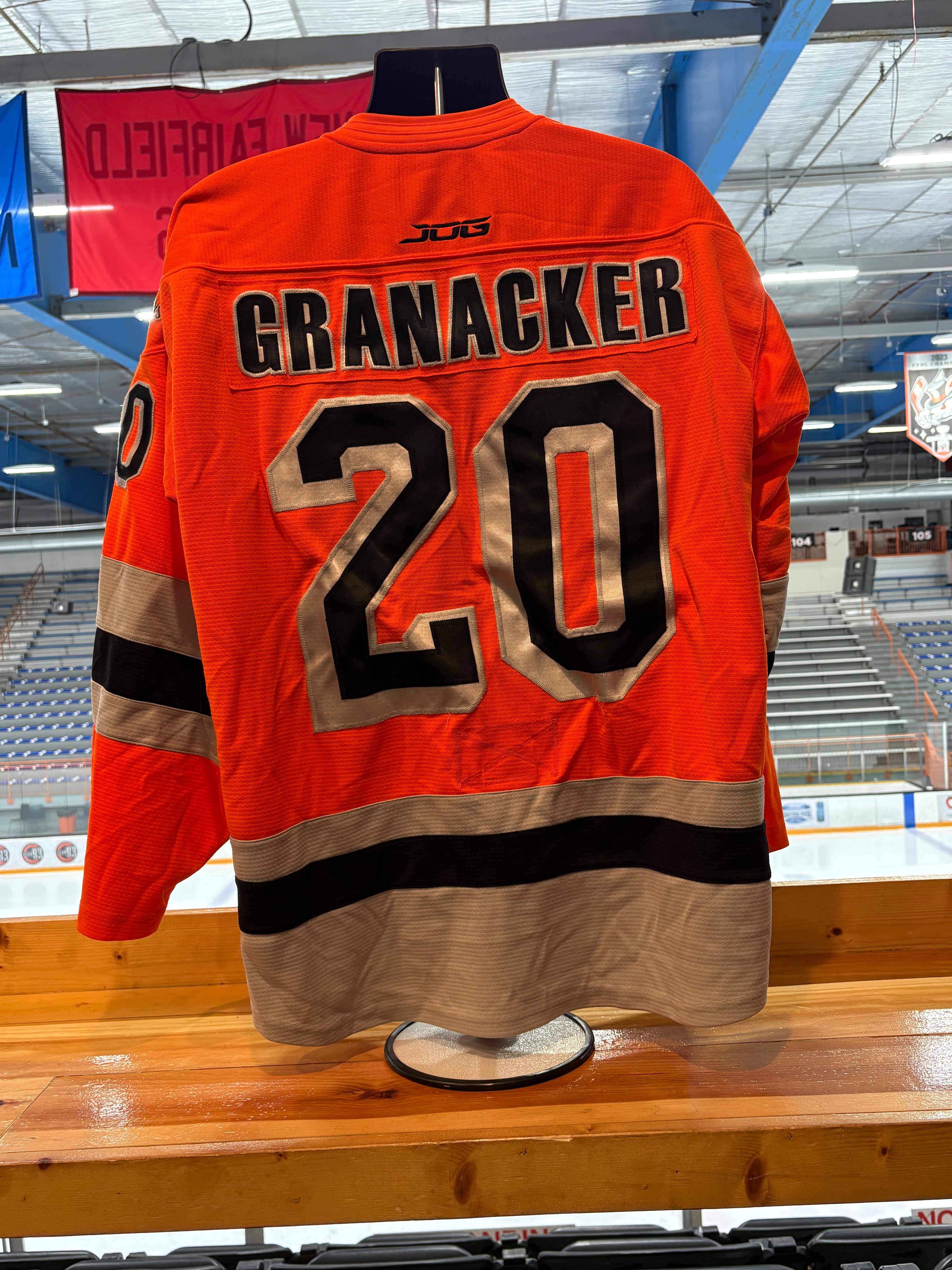 Orange Danbury NAHL Jerseys