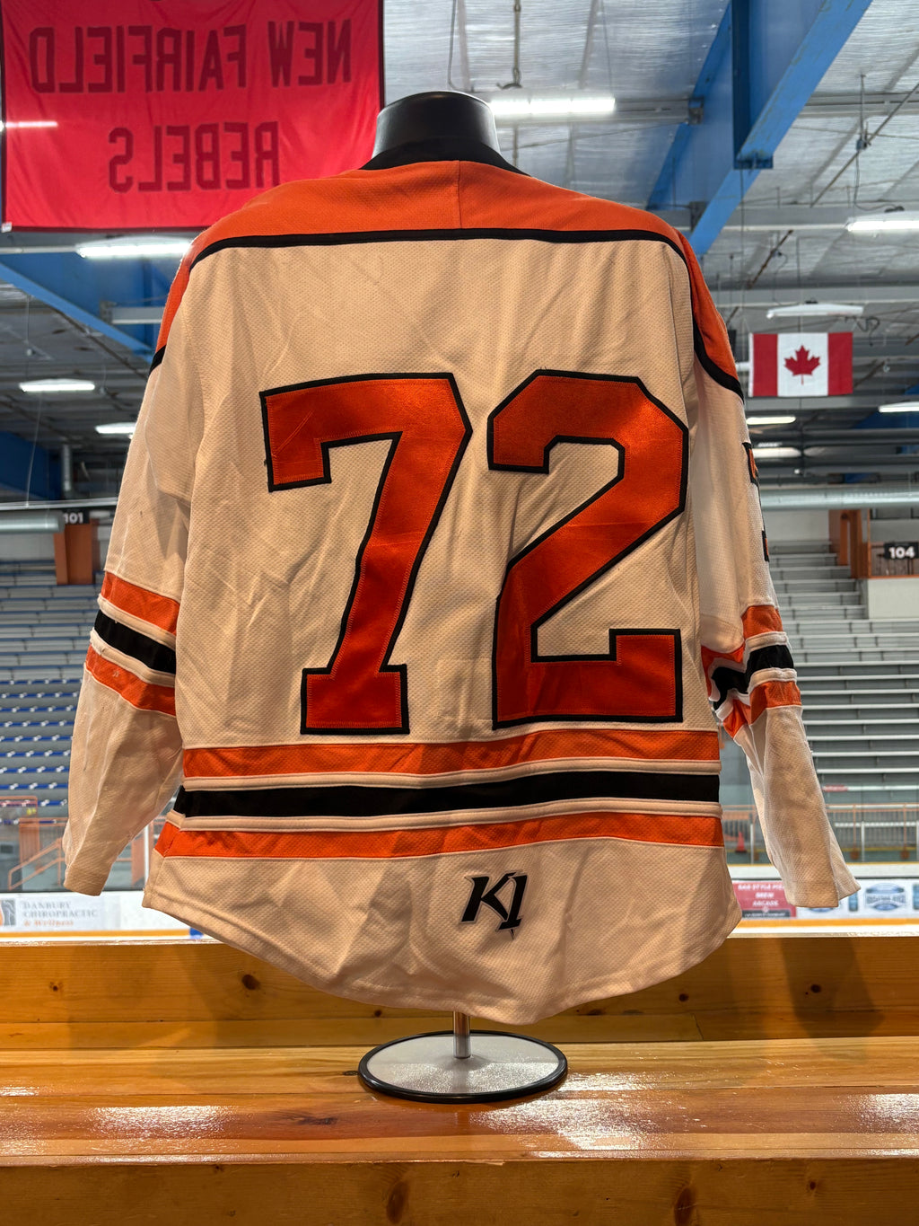 White Danbury NAHL Jerseys