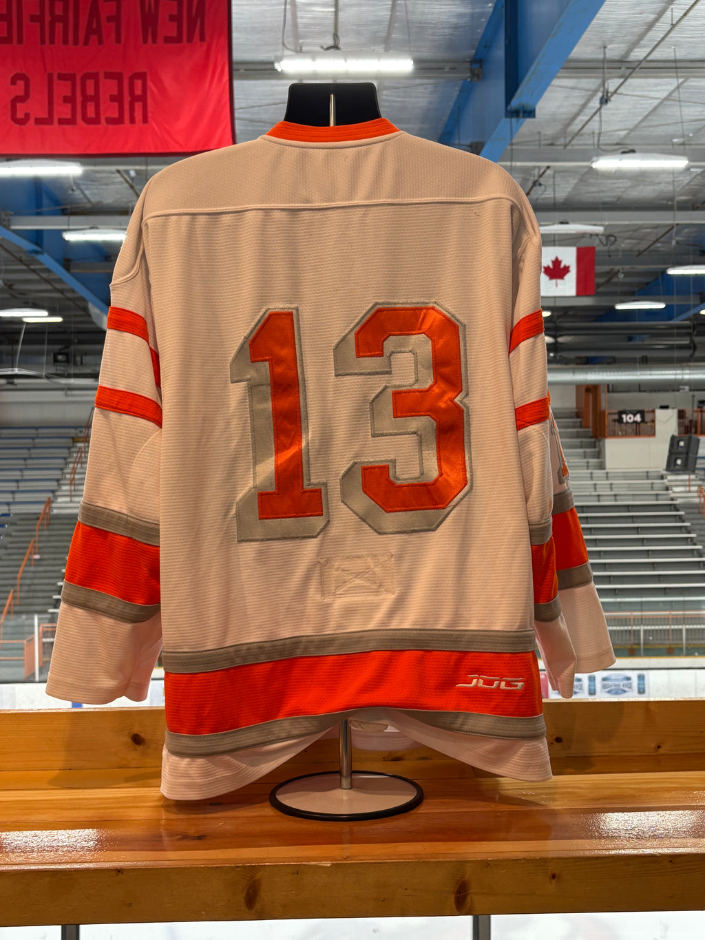 White Danbury NAHL Jerseys