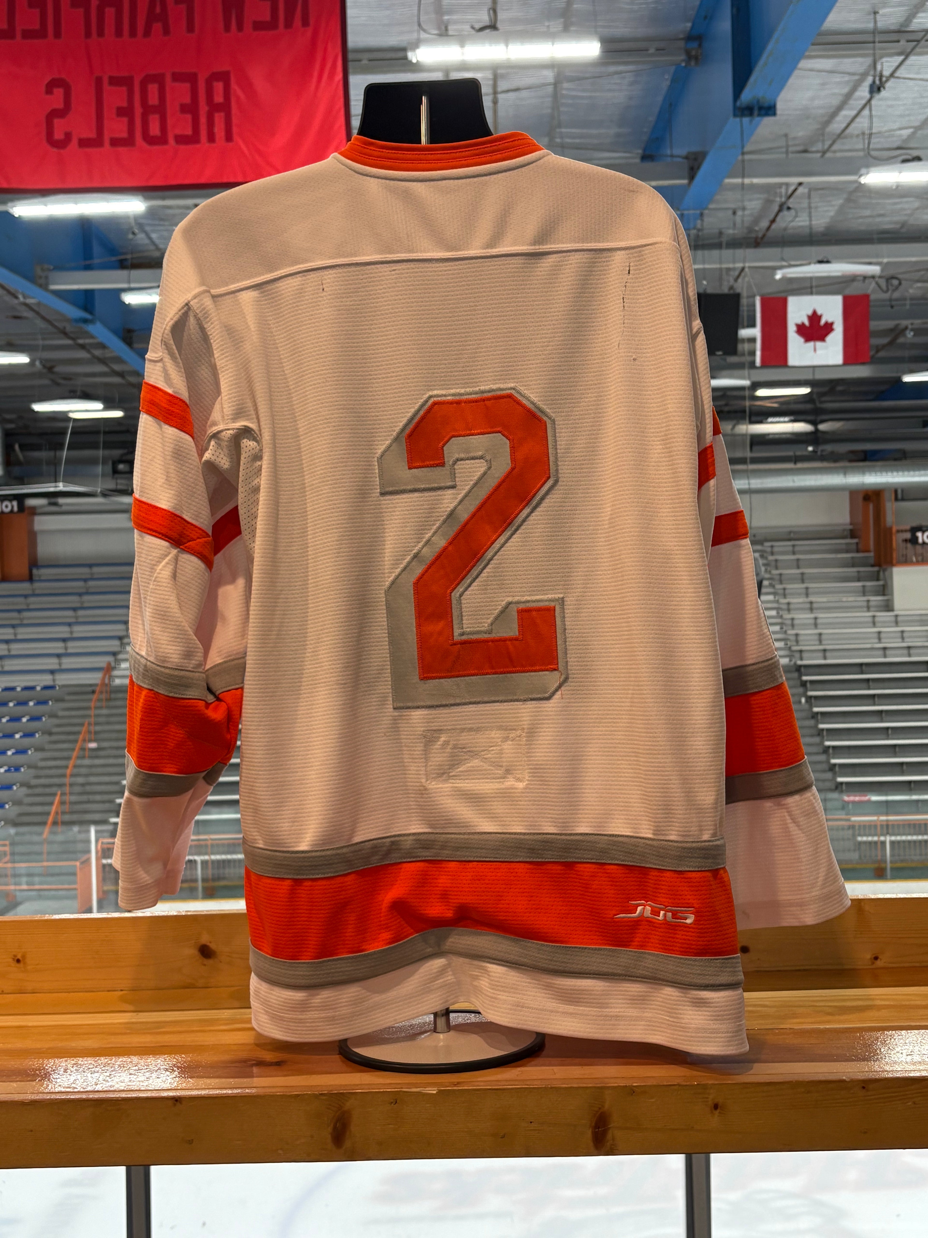 White Danbury NAHL Jerseys
