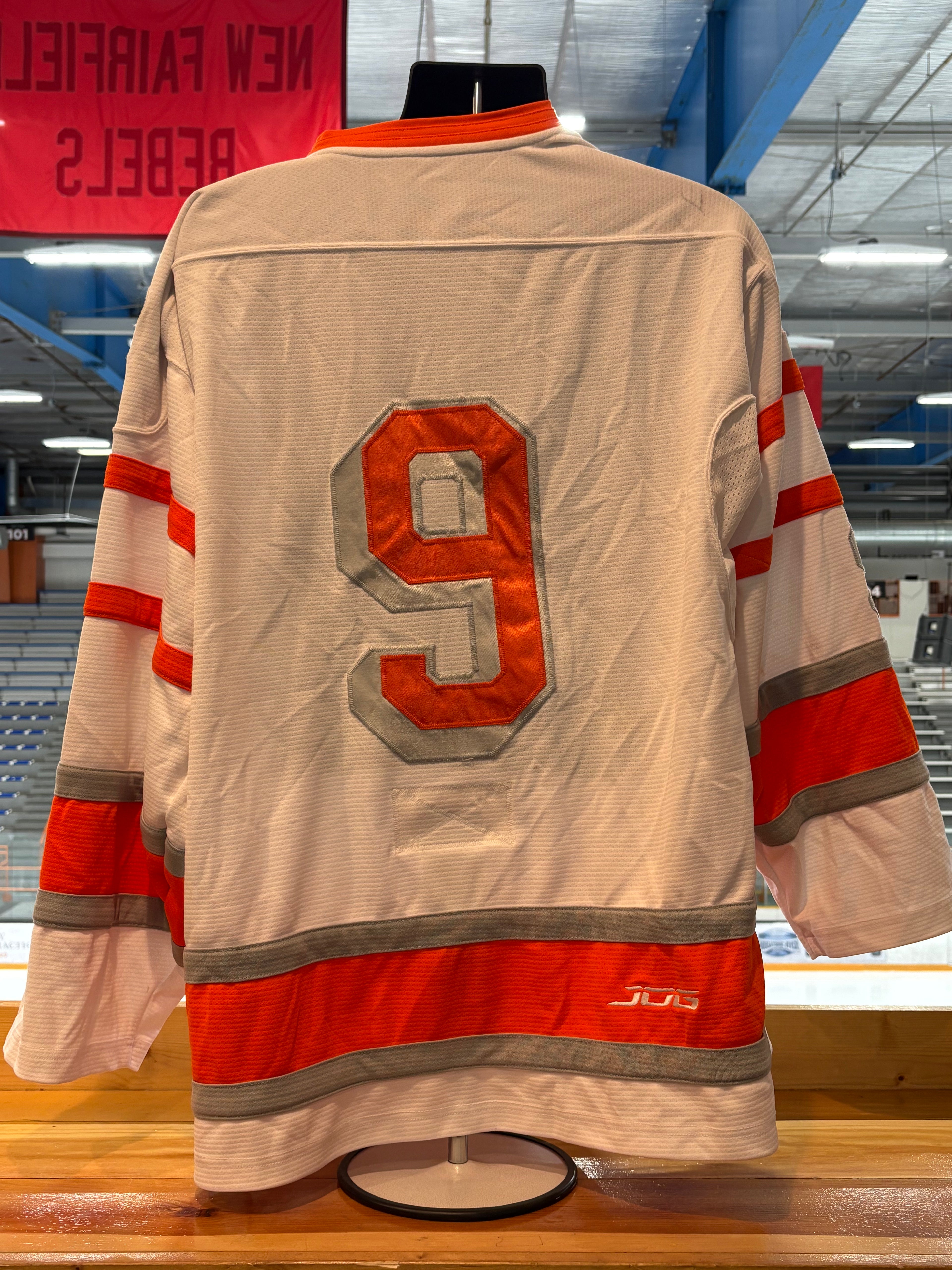 White Danbury NAHL Jerseys