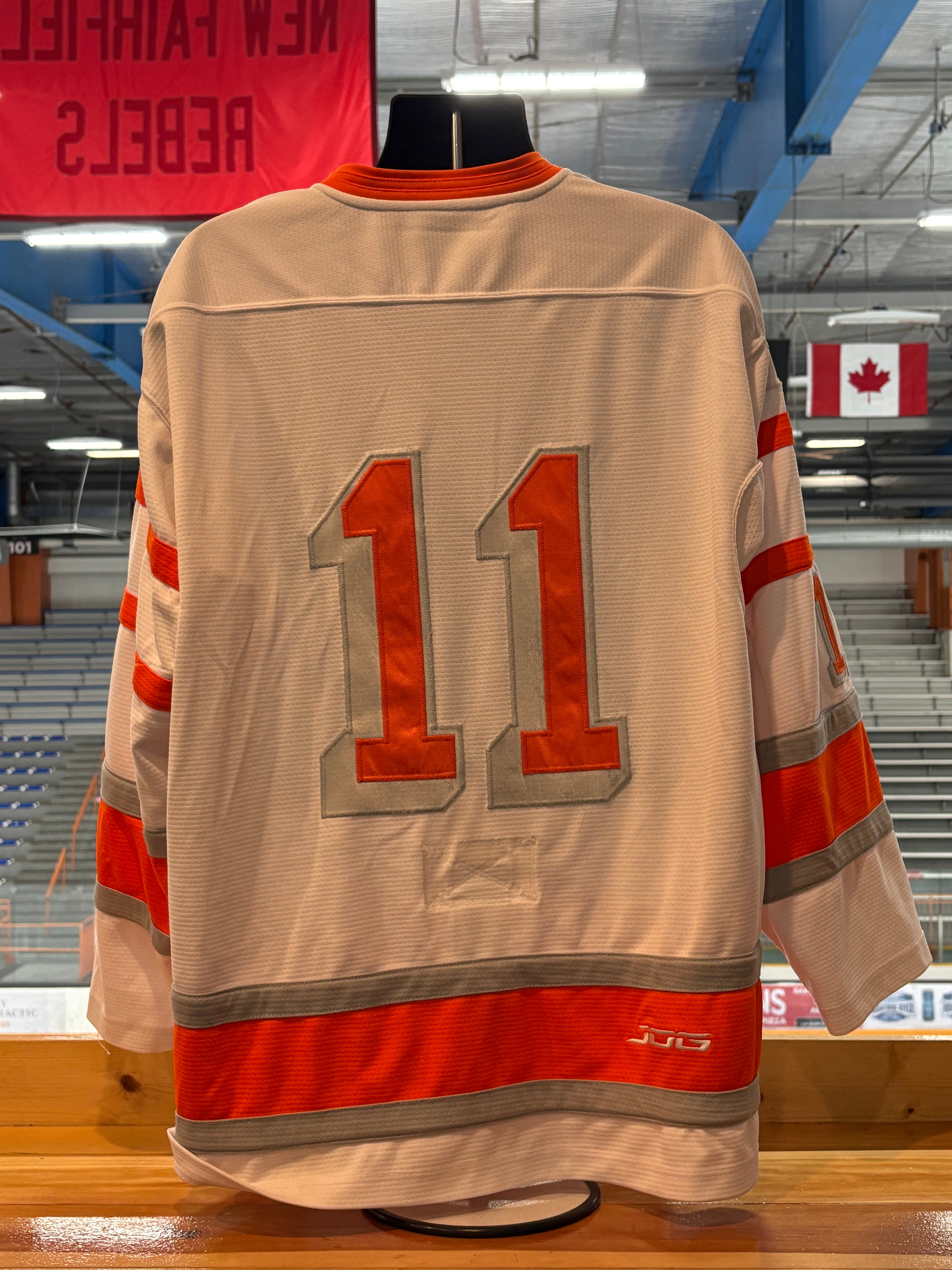 White Danbury NAHL Jerseys