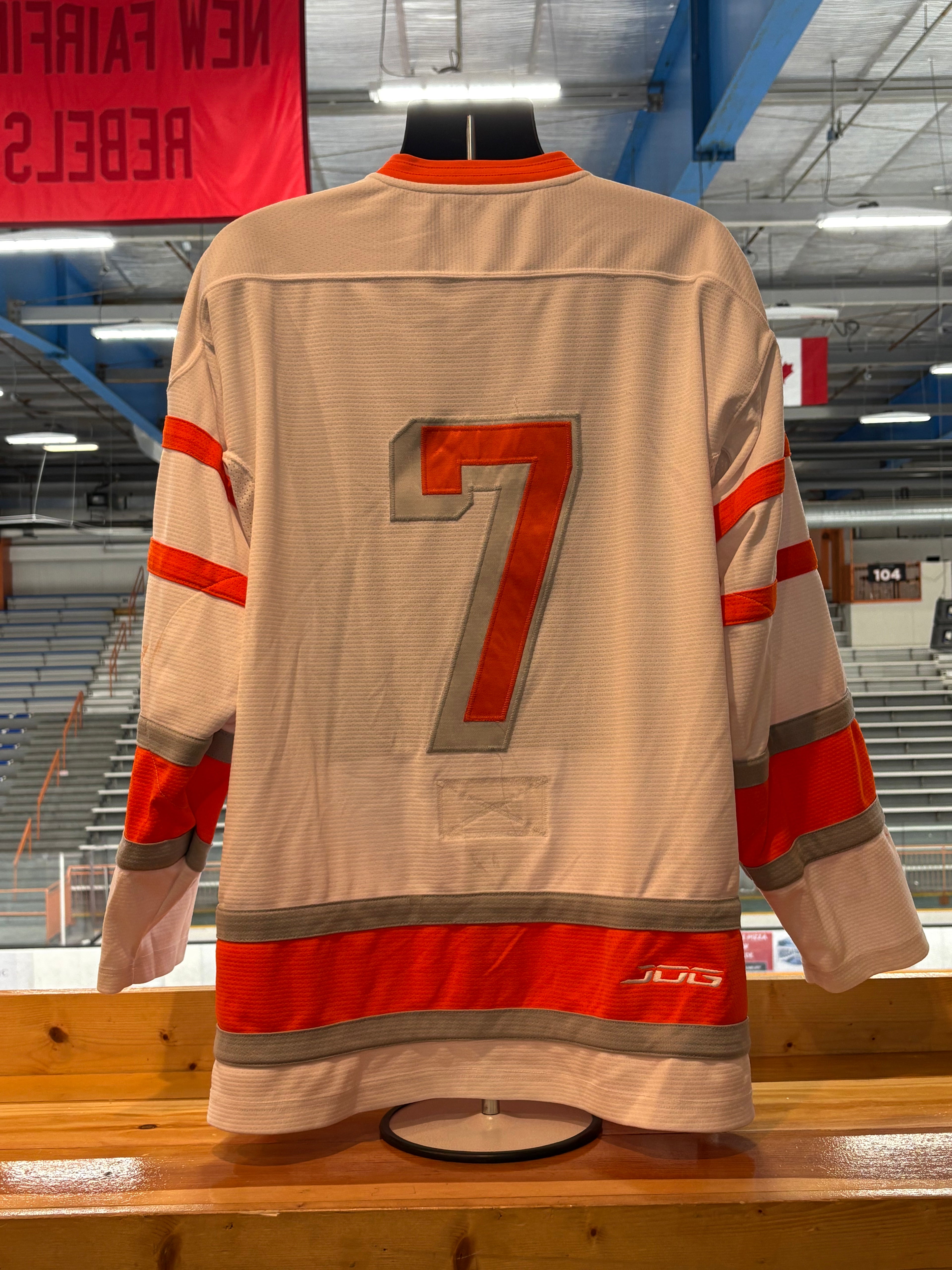 White Danbury NAHL Jerseys